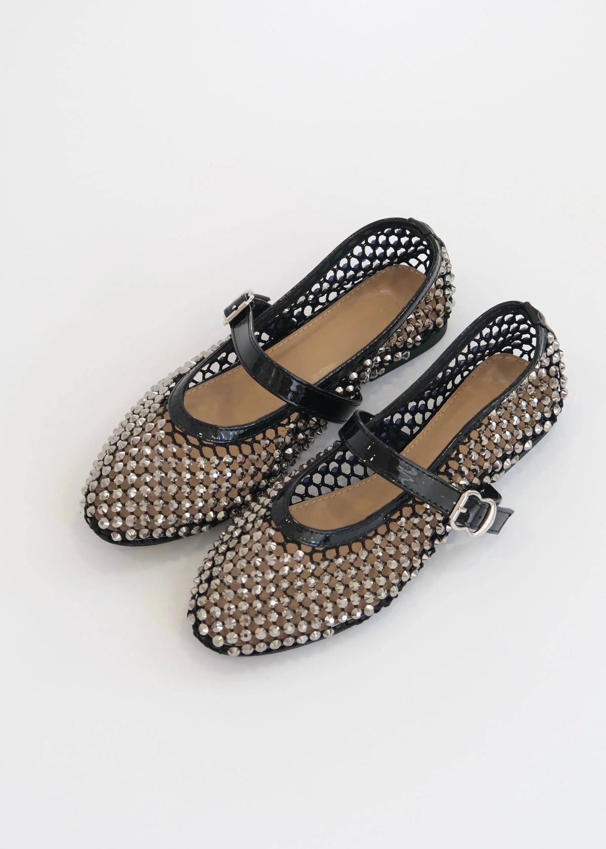 Ballerines NOA Black/Strass L'adresse Corte