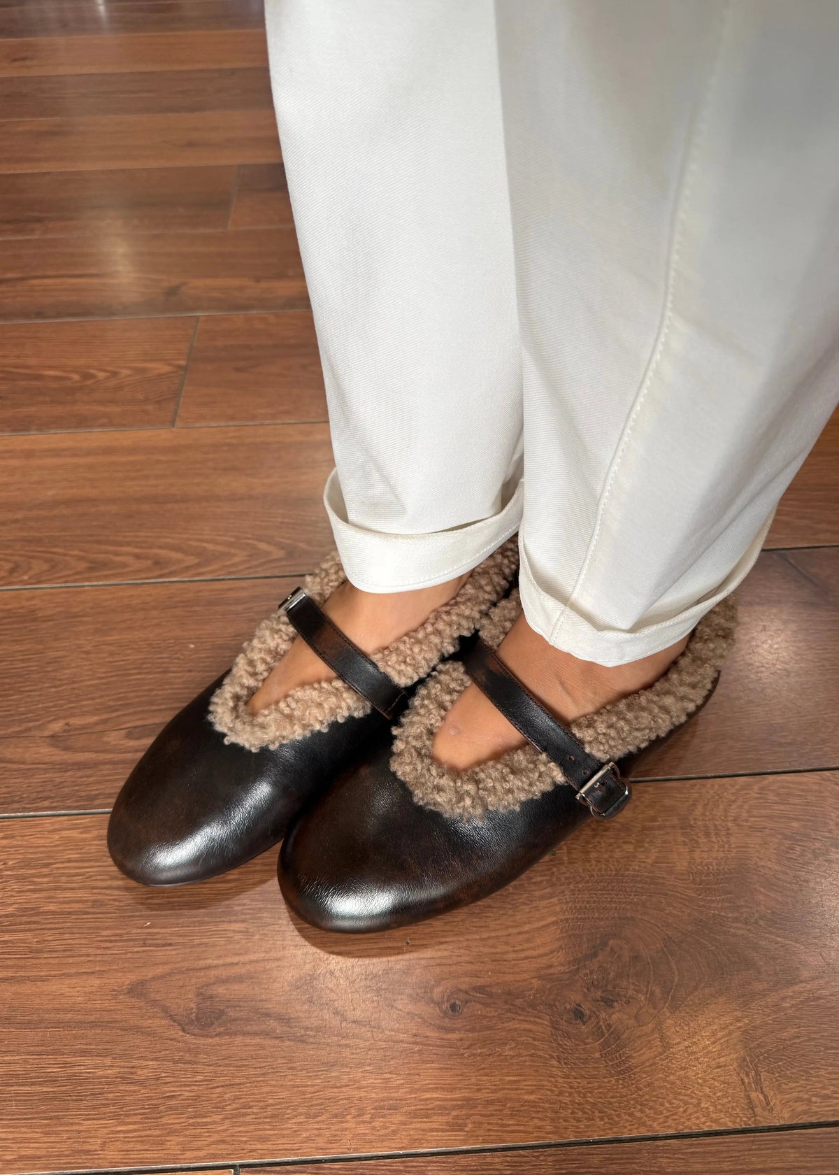 Ballerines Toral Anoush Cuero curly Toral