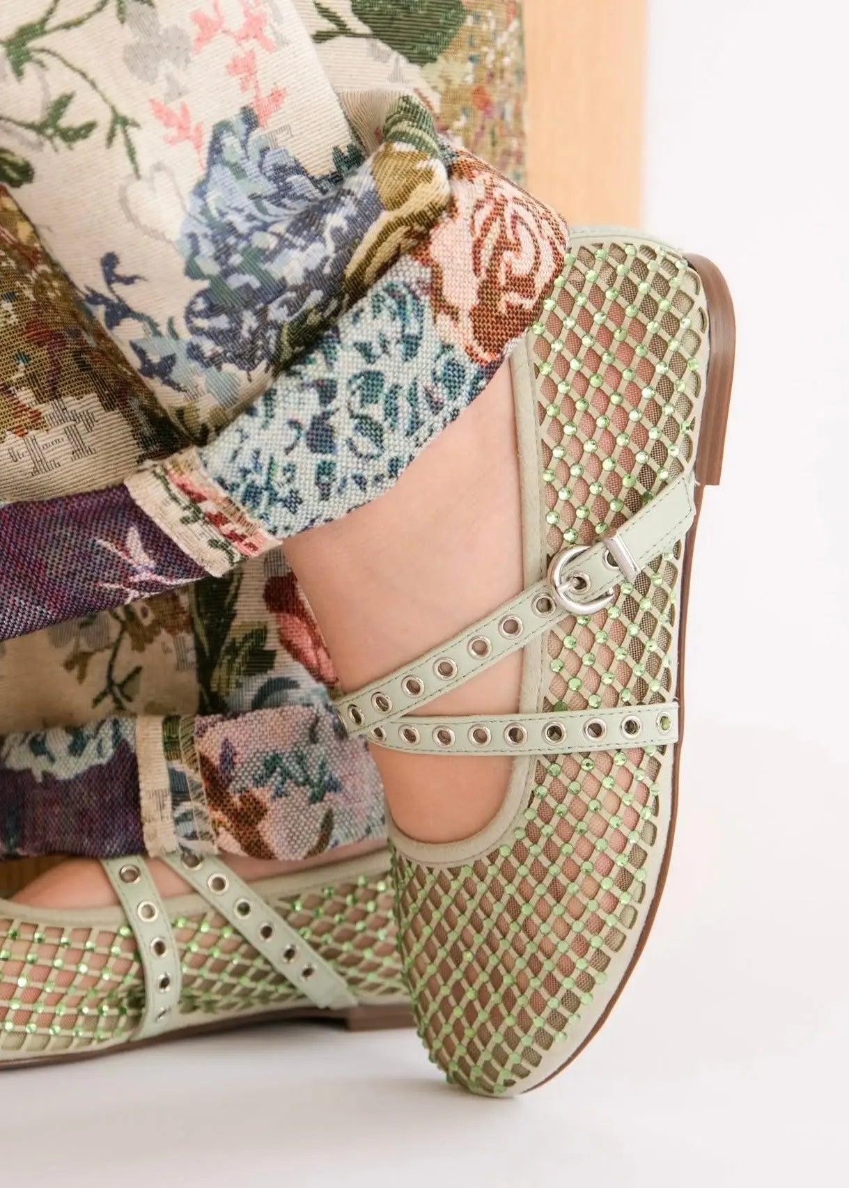 Ballerines Toral Vilma Vert strass Toral shoes