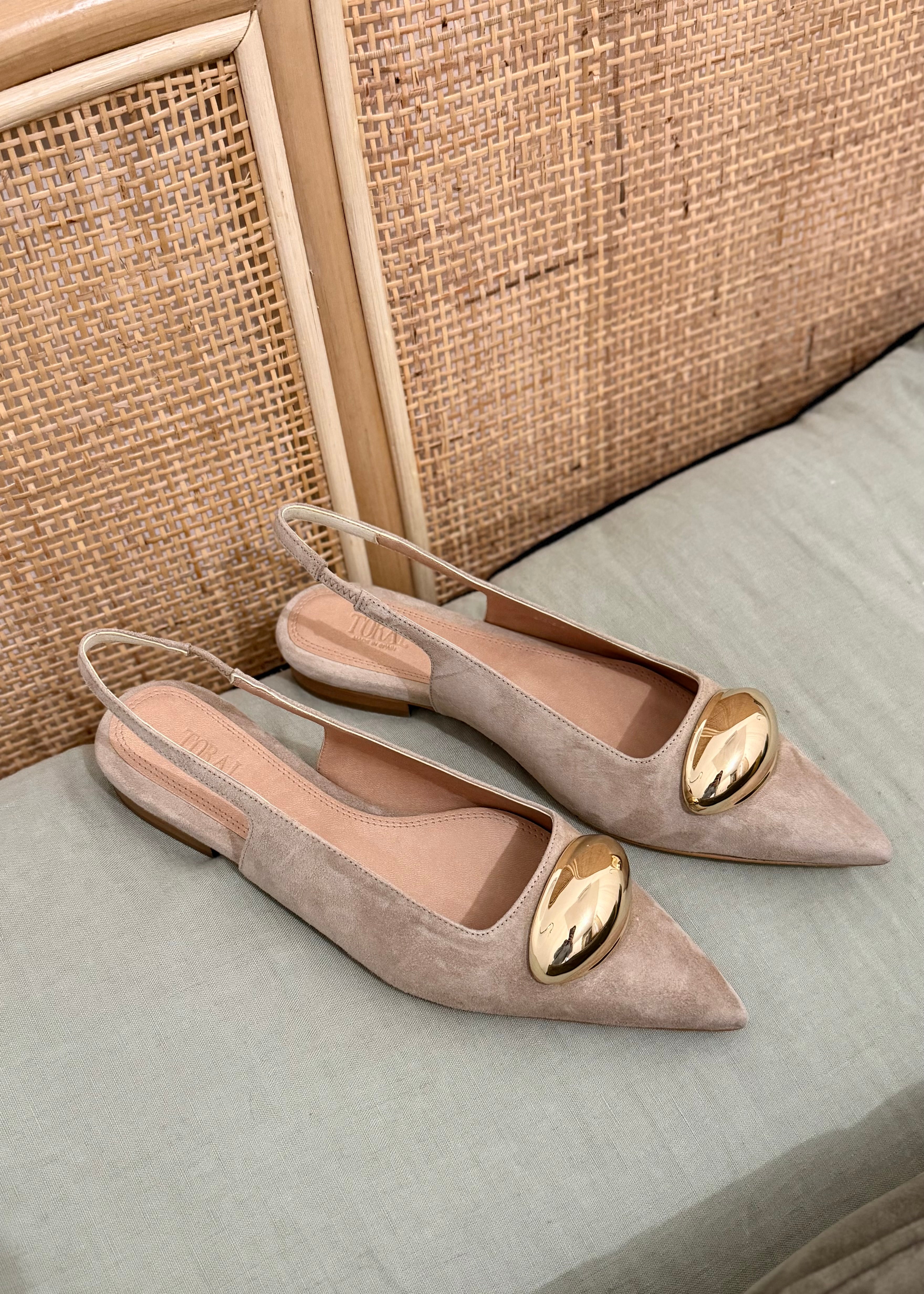 Ballerines Slingback Toral Carole Taupe