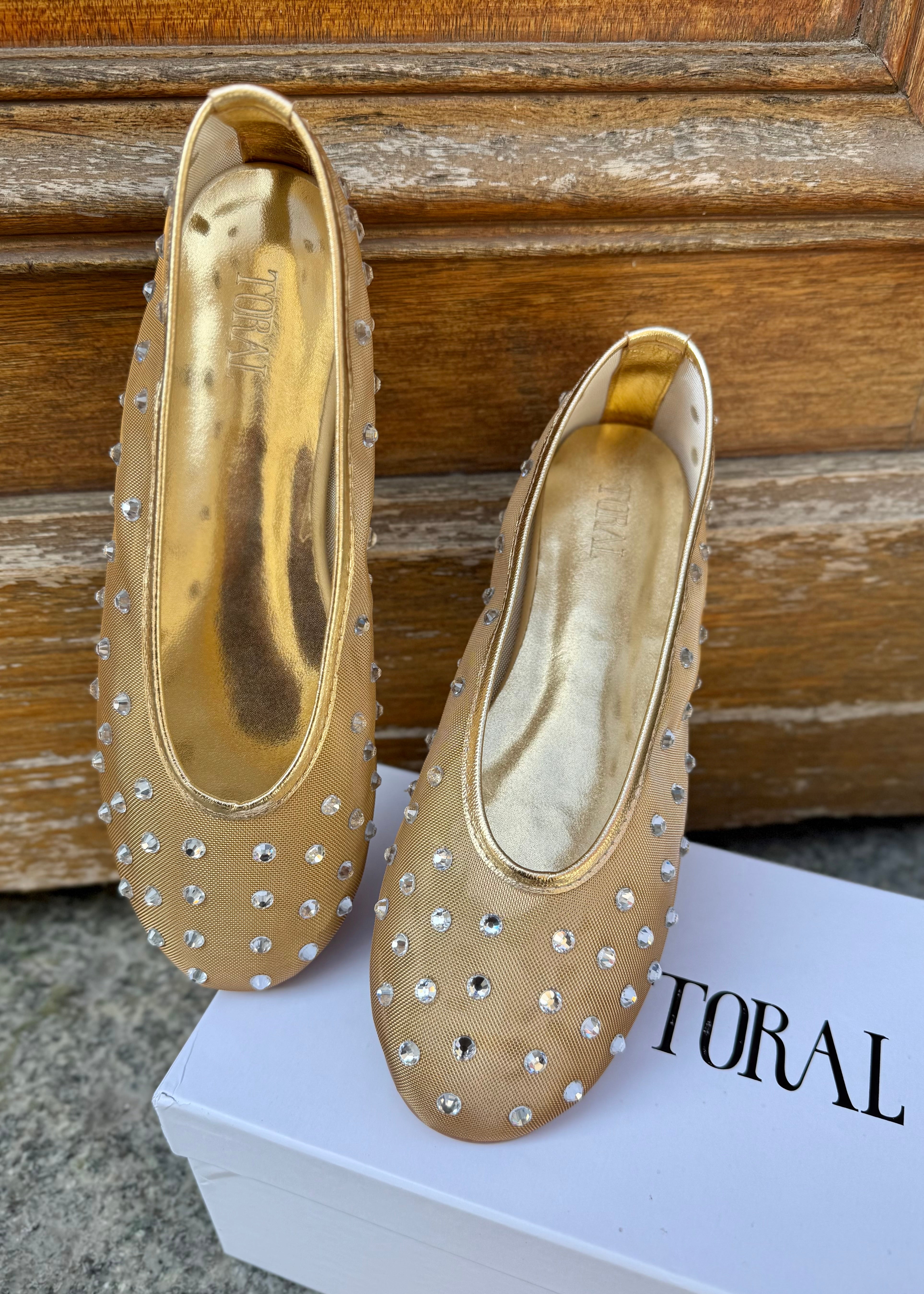 Ballerines Toral Sybilla Oro/Strass