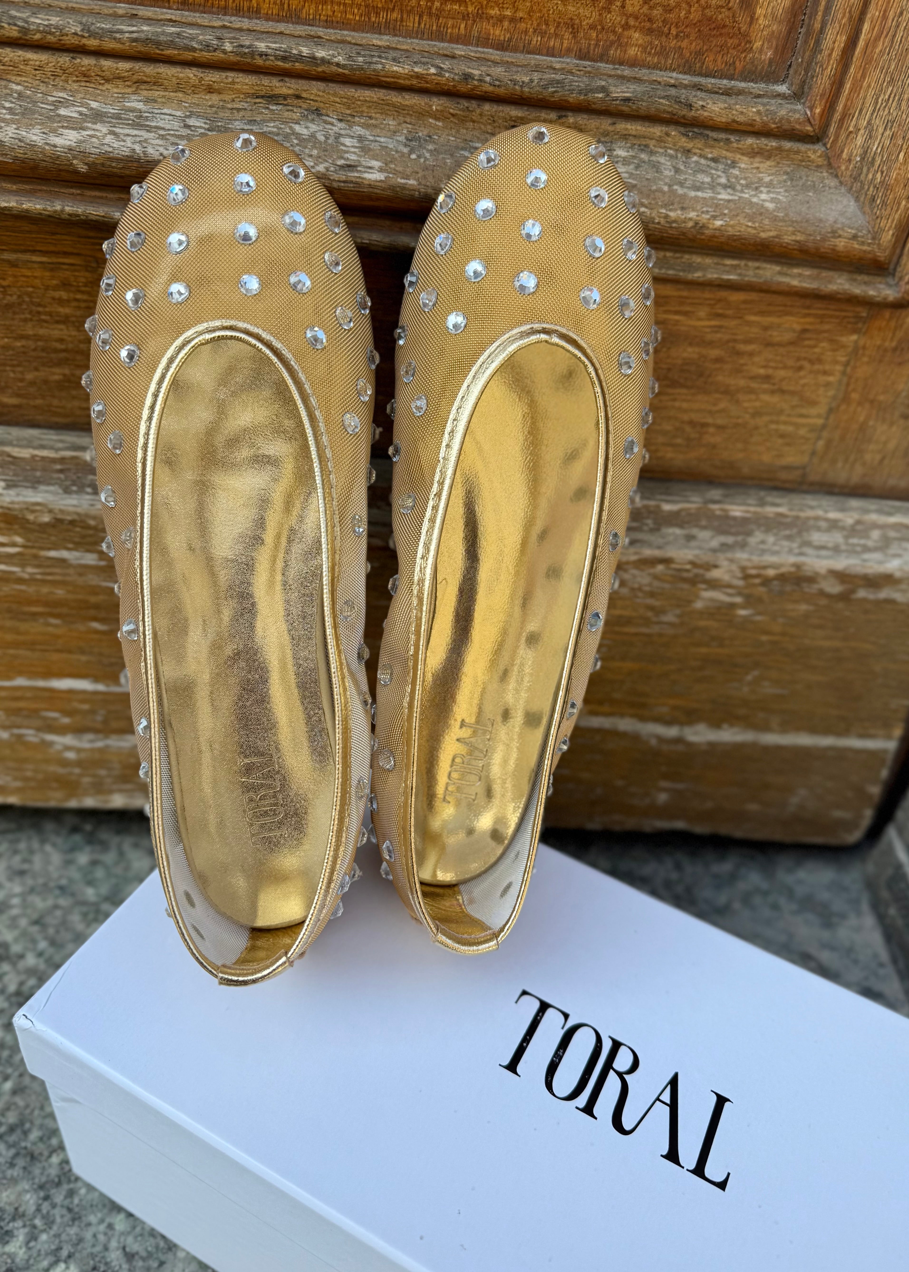 Ballerines Toral Sybilla Oro/Strass