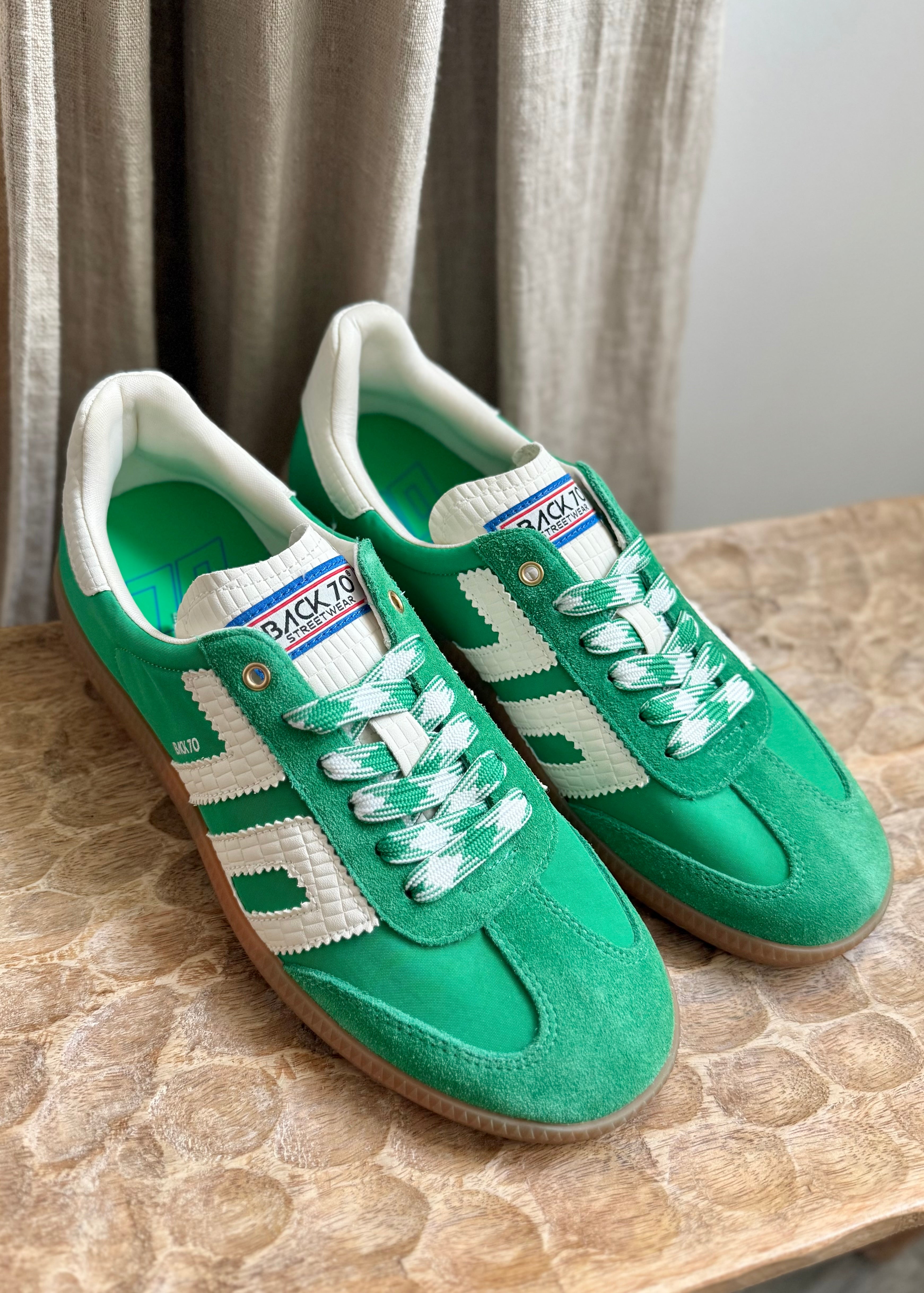 Baskets Back70 Ghost Green Suède