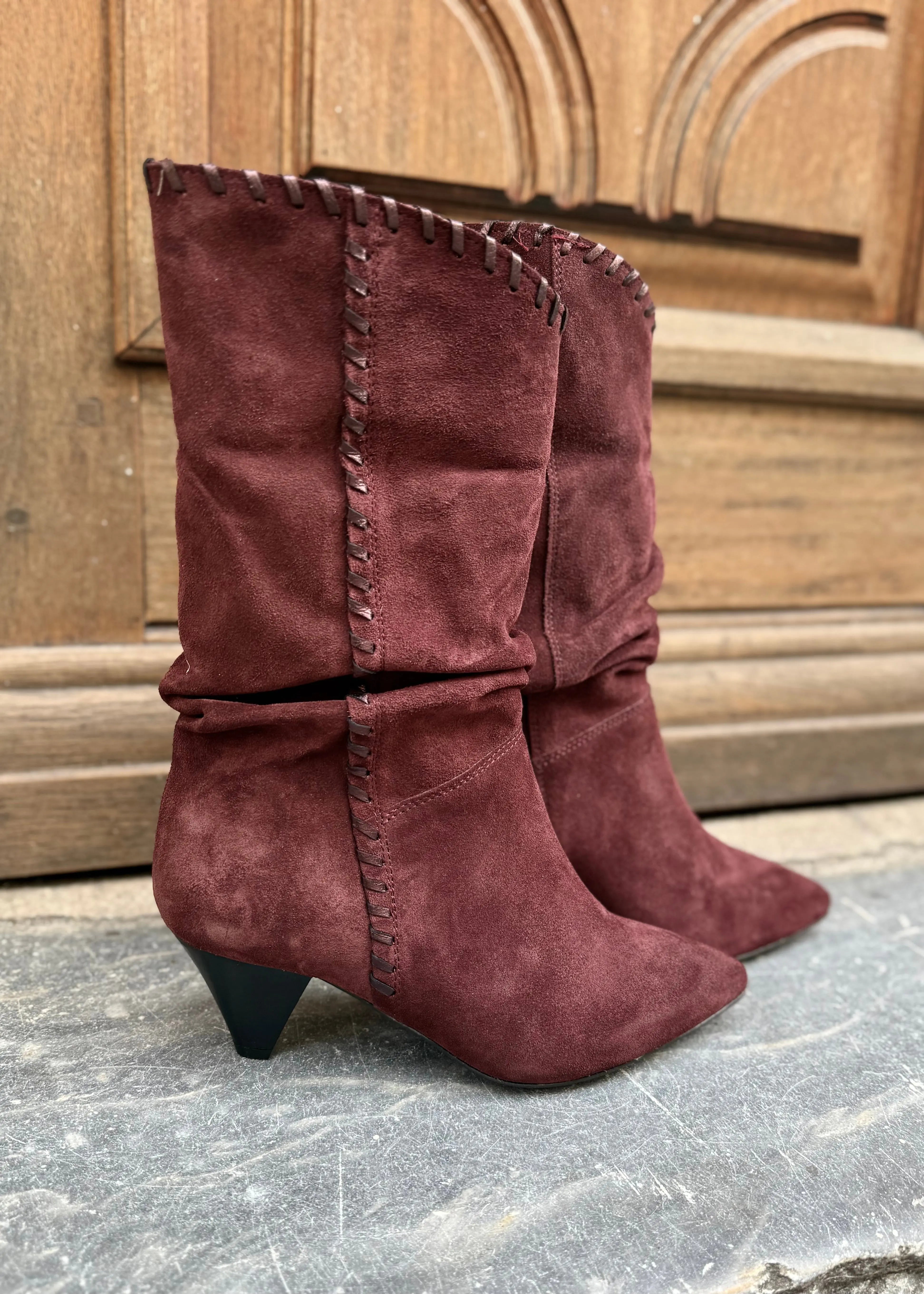Bottines By K. Jordania bordeaux By K.