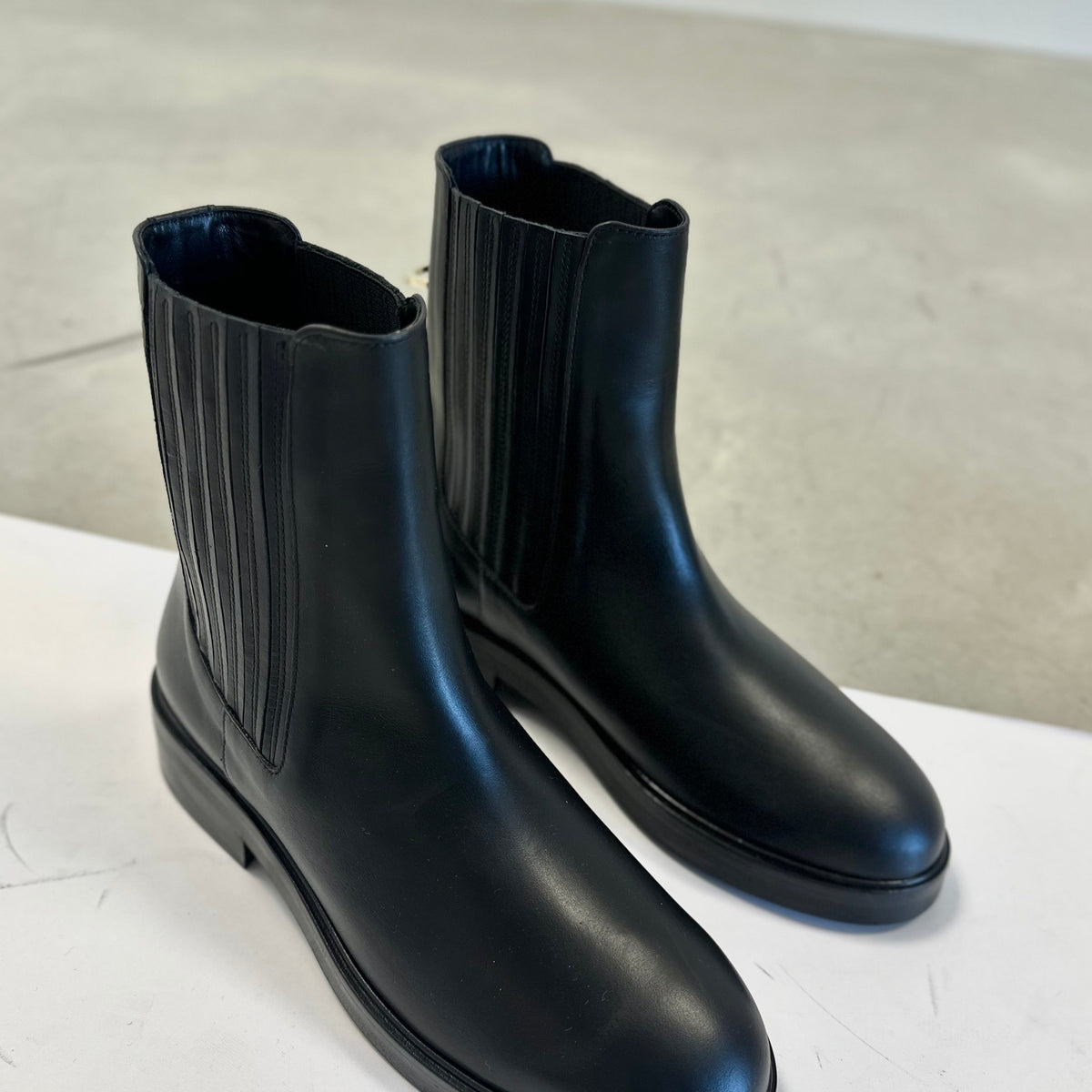 Chelsea Boots Bottes Talon Compensé High Bottines Femme Talon