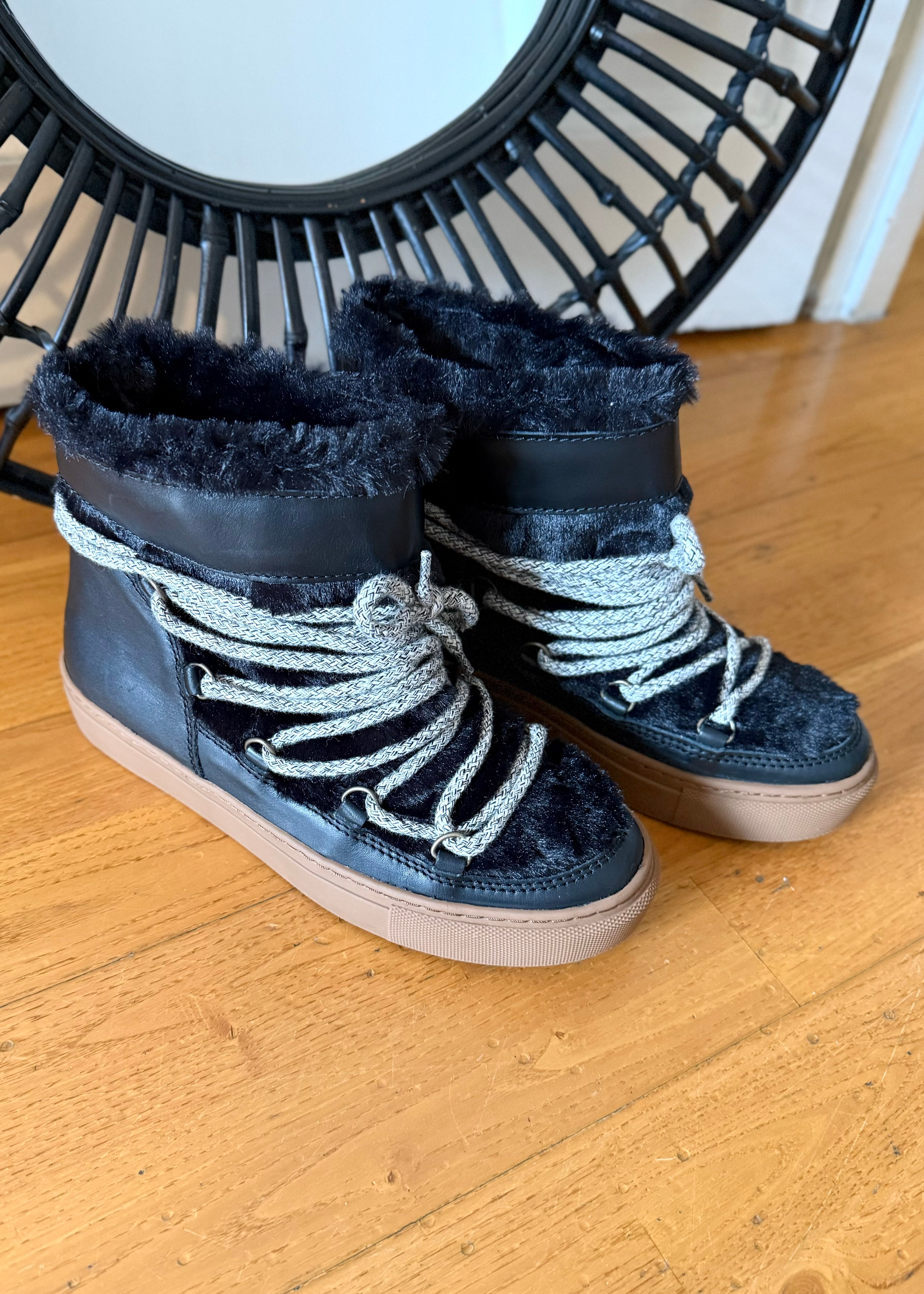 Bottines Maison Toufet Erica Noir - L'adresse Corte 