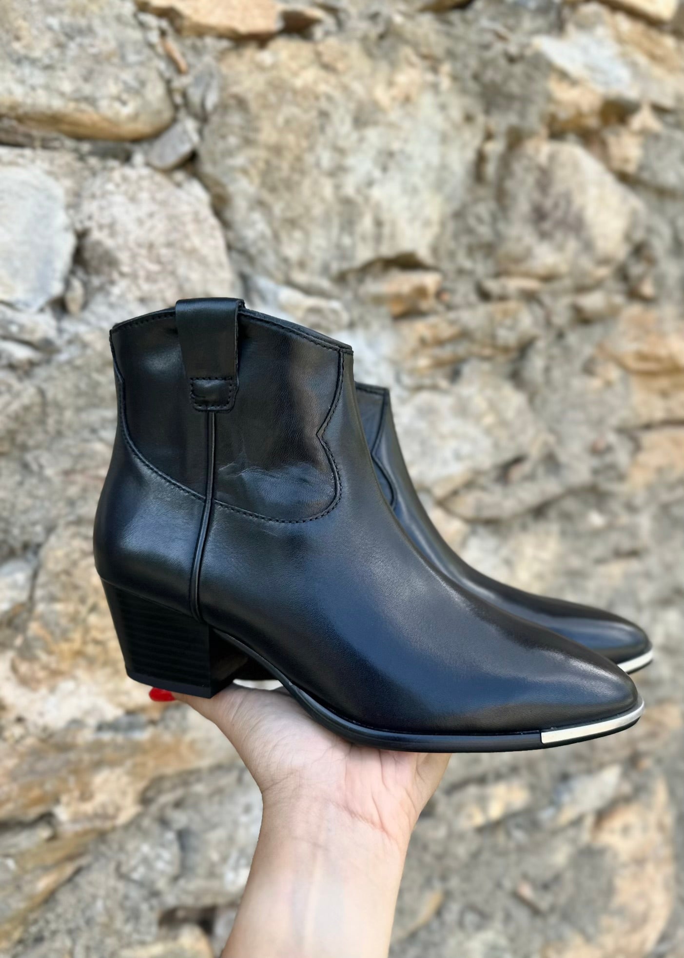 Bottines à talons Ash Fame bis Black