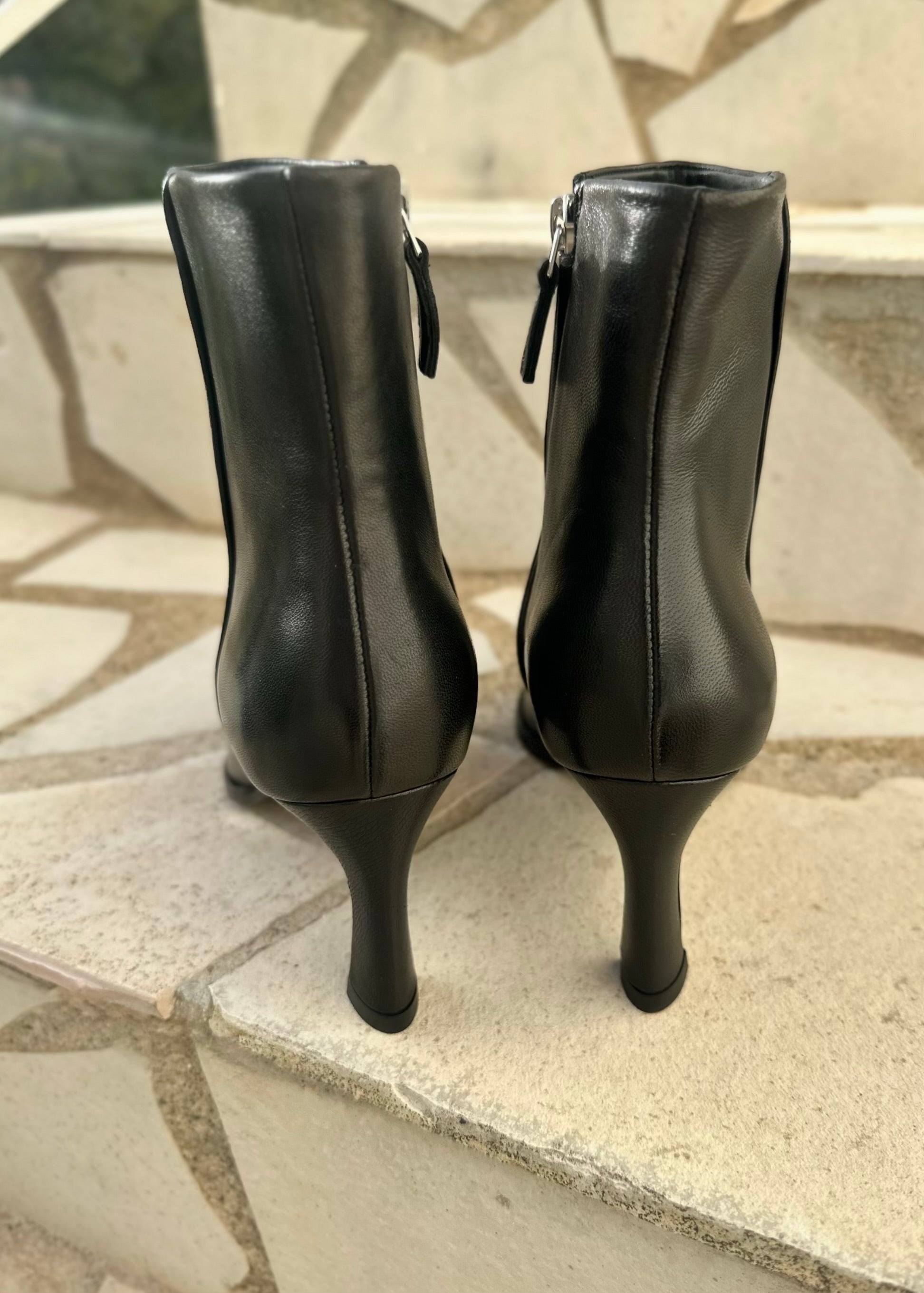 Bottines à talons Billi bi A7540 Black nappa