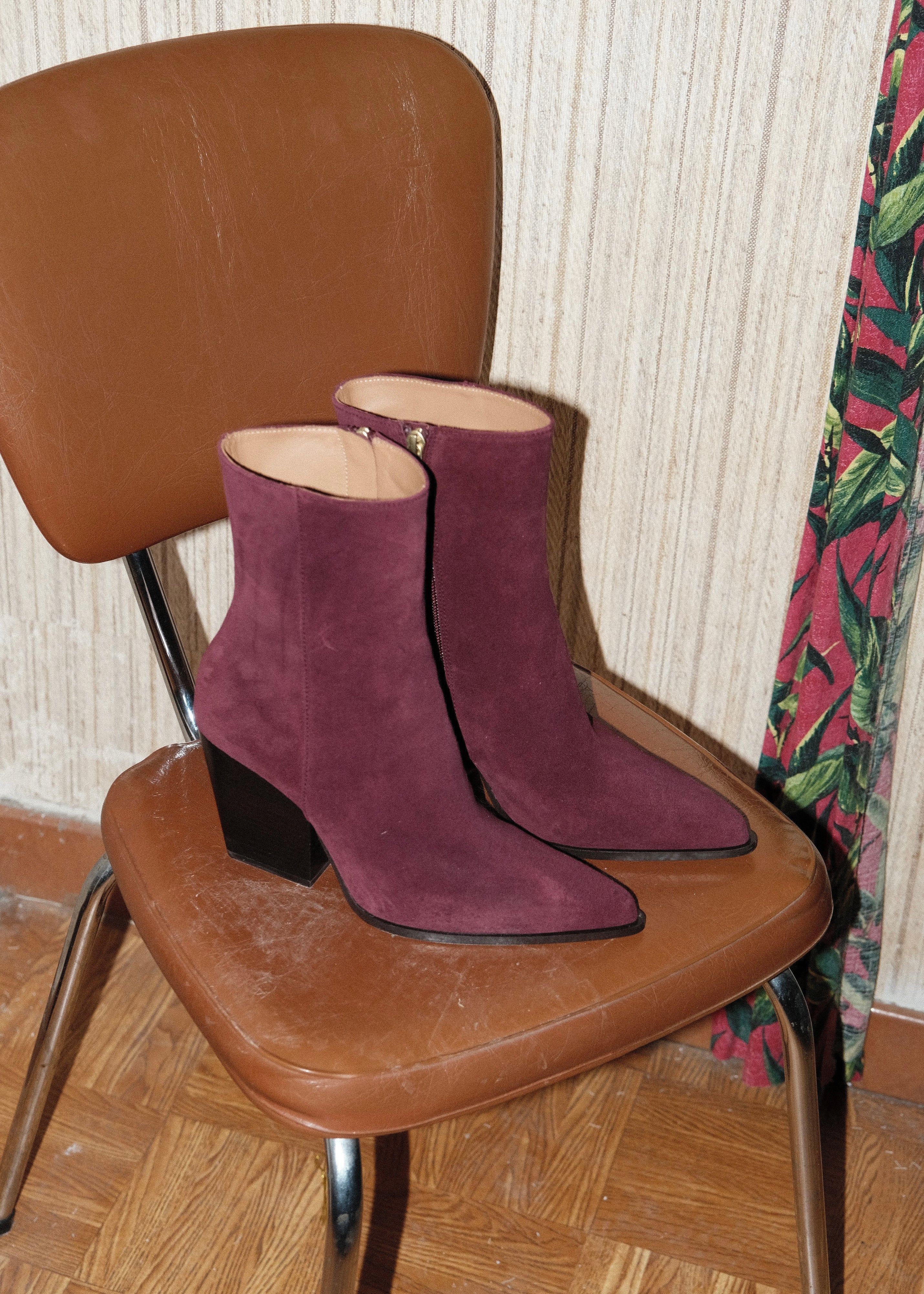 Bottines à talons Toral Luciana Burgundy Toral