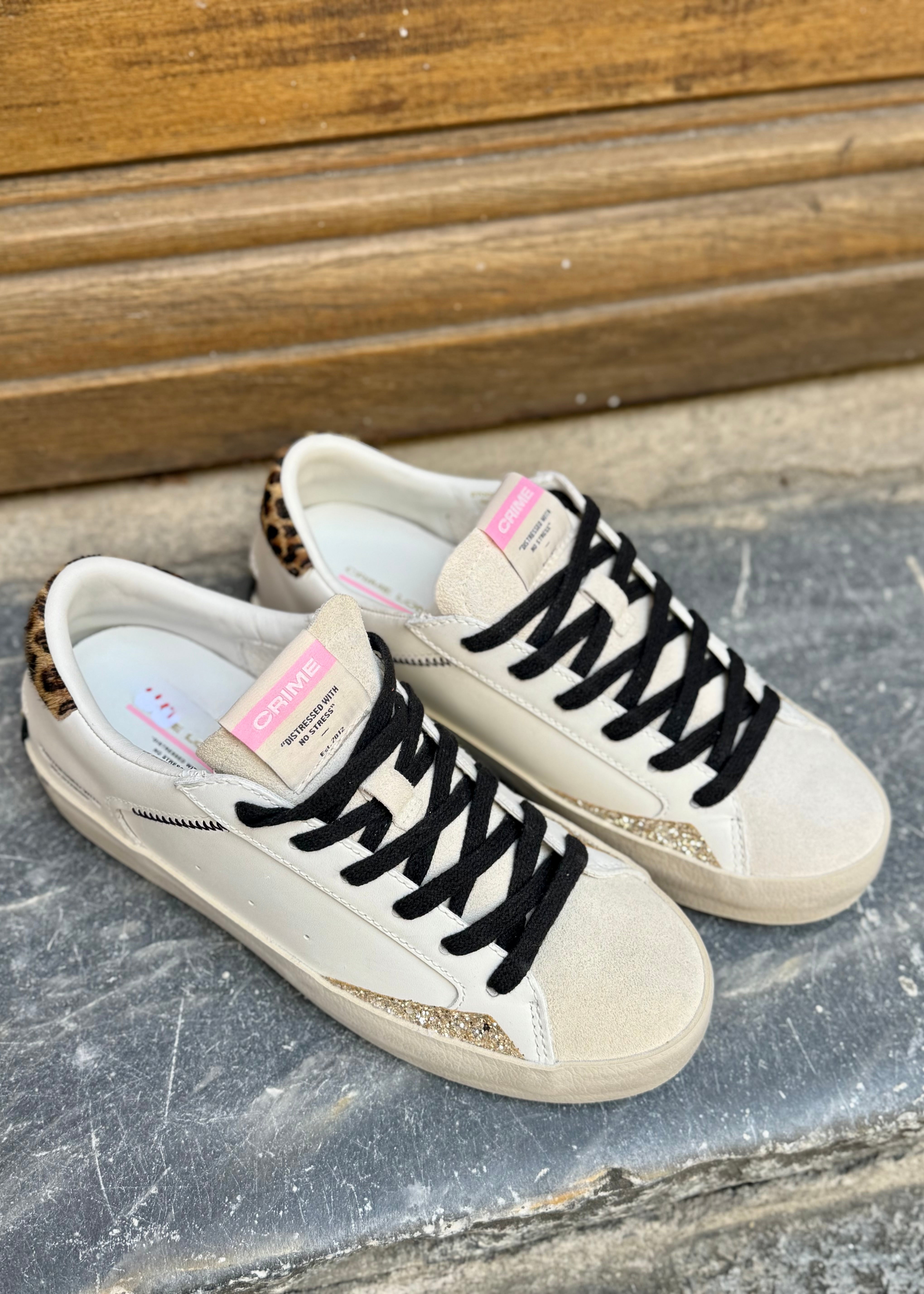 Baskets Crime London Distressed Savage white Crime London