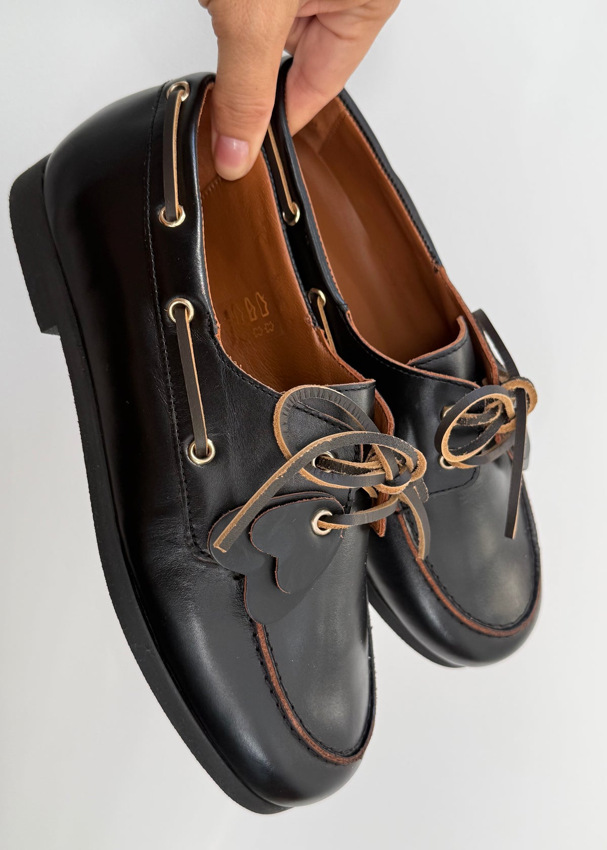 Mocassins Maison Toufet Chloé coeur vintage