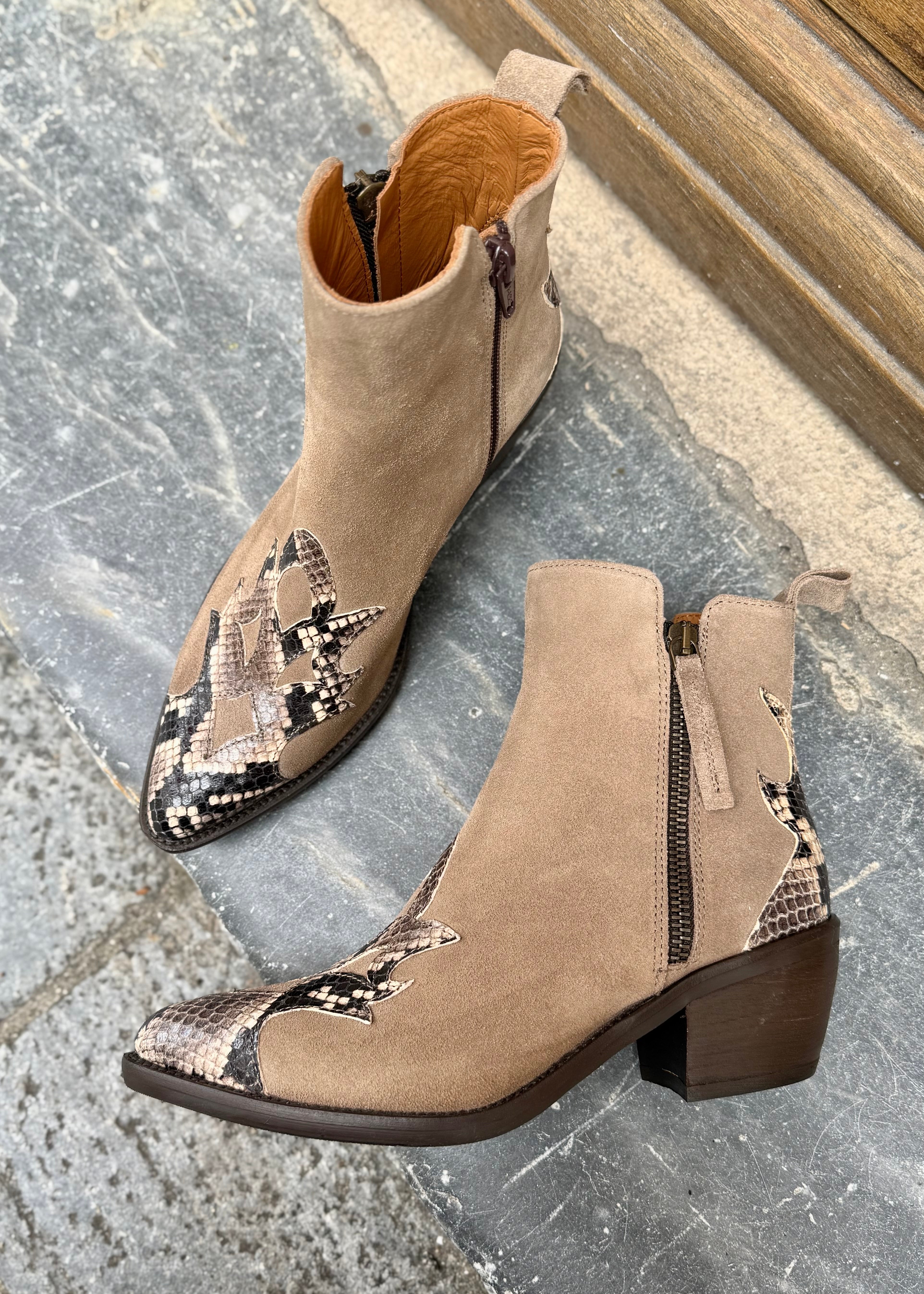 Bottines Mat:20 Lily 9516 Piton cocco Mat:20