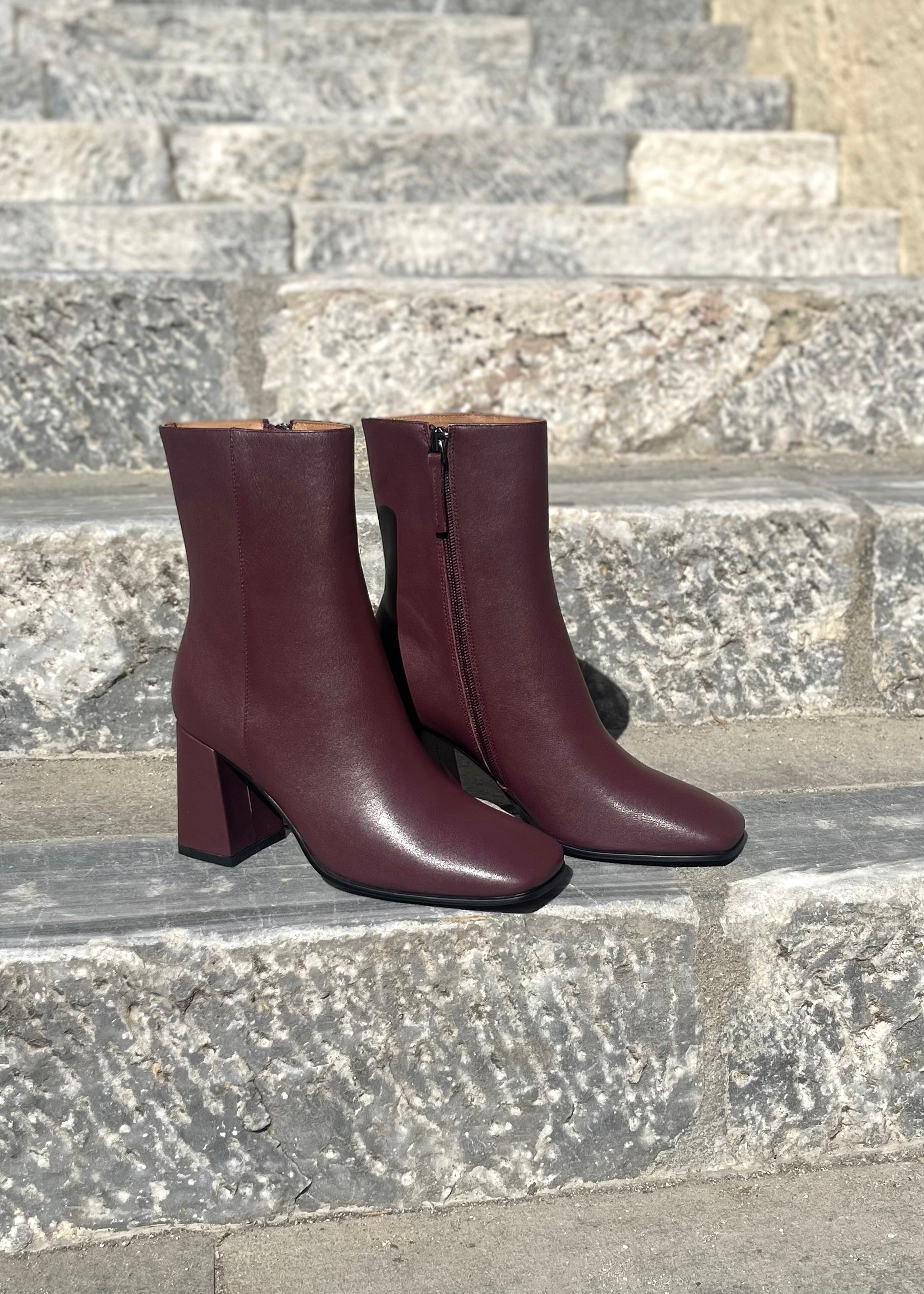 Bottines à talons Bibi Lou Ubinas Burgundy