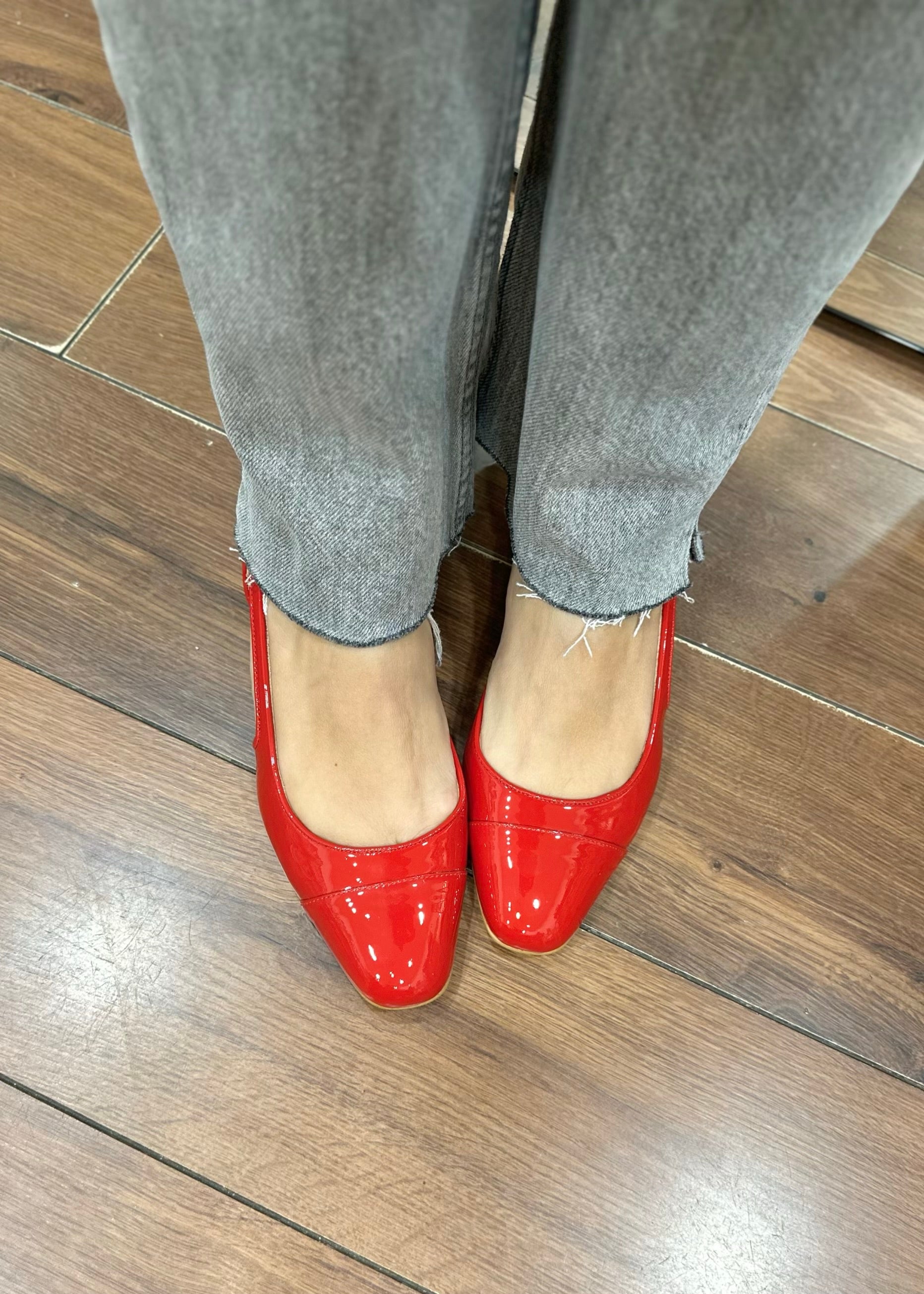 Sandales Slingback Toral Luisa Rojo