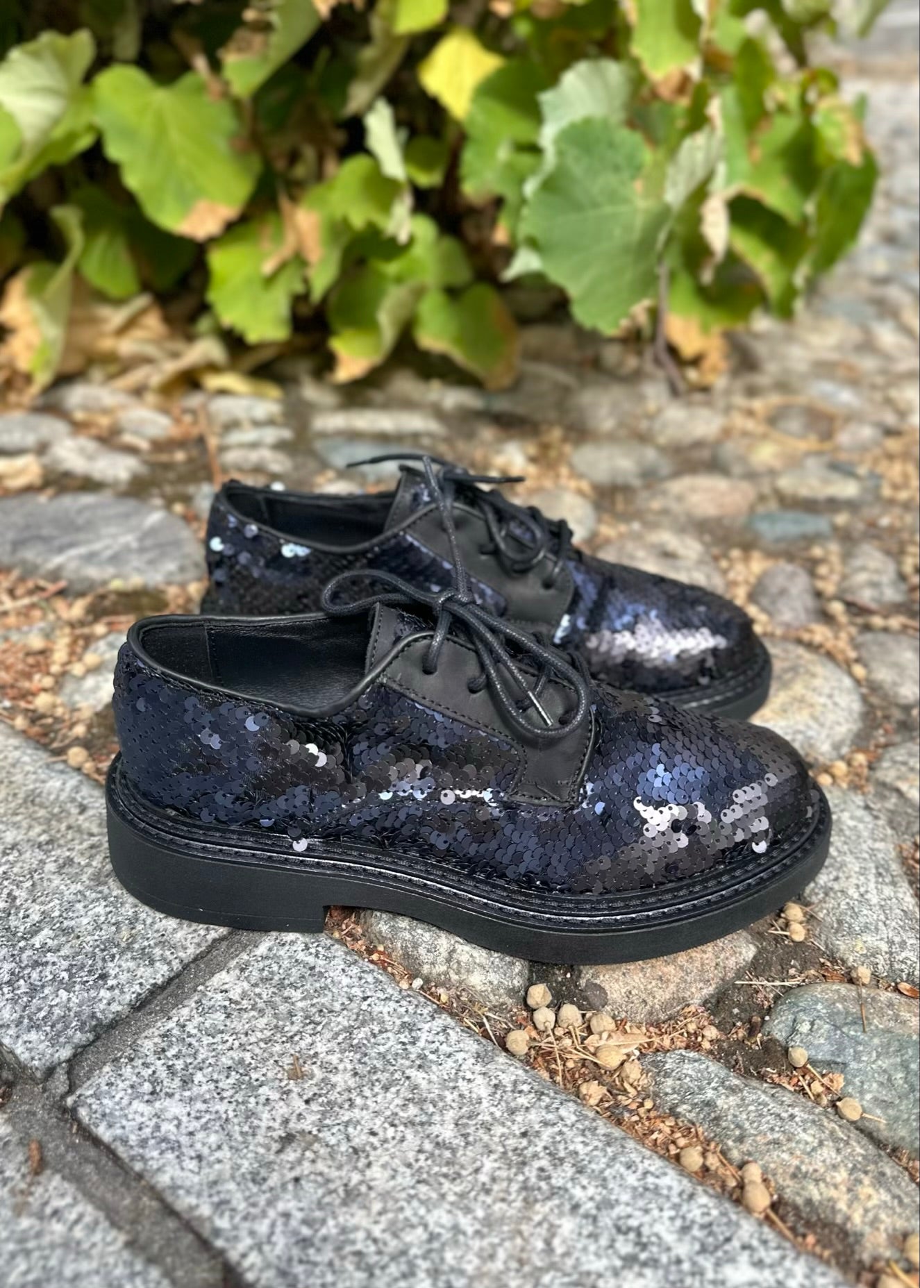 Derbies Semerdjian M303 Glitter Navy