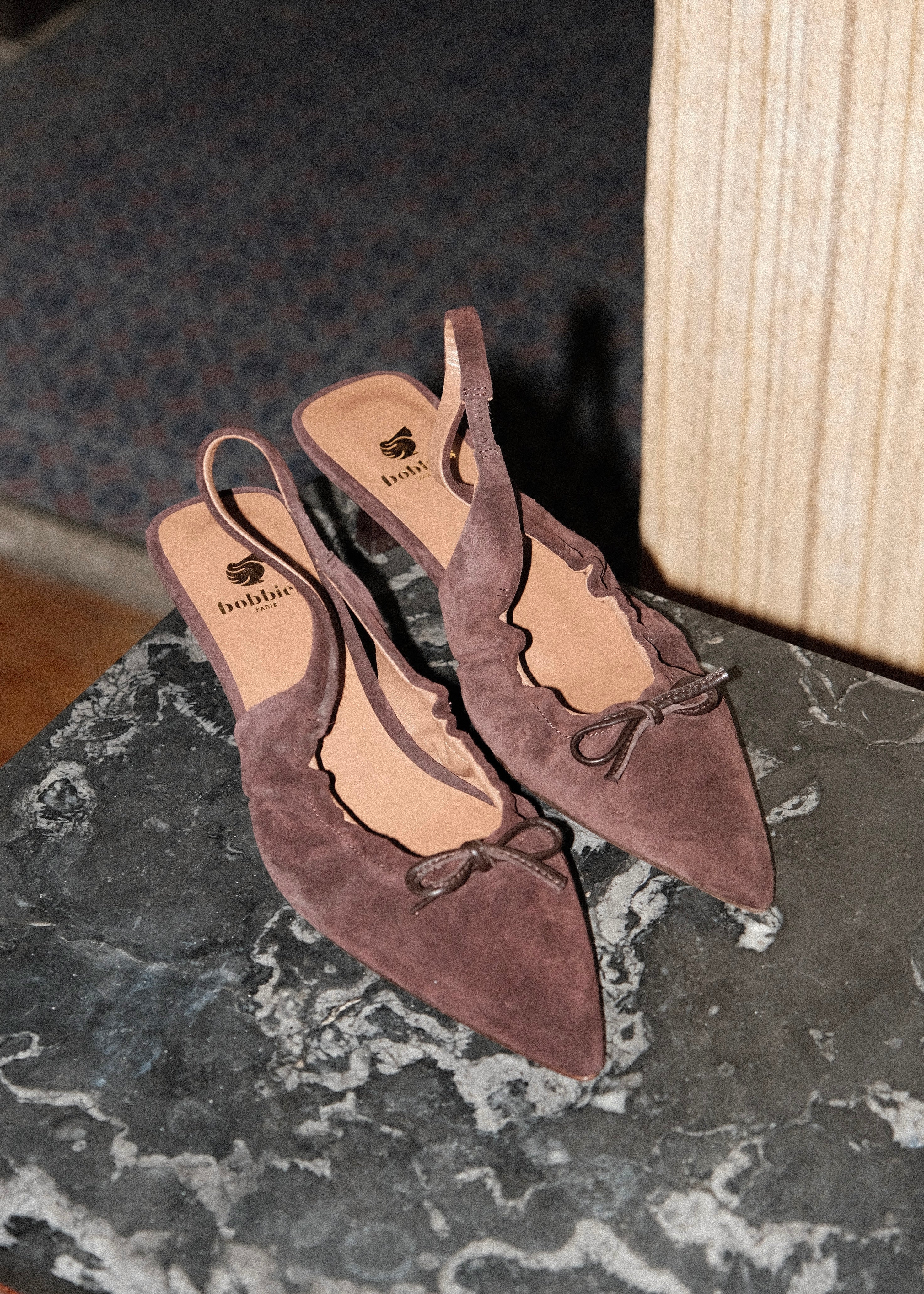 Escarpins Bobbies Gigi marron truffé Bobbies