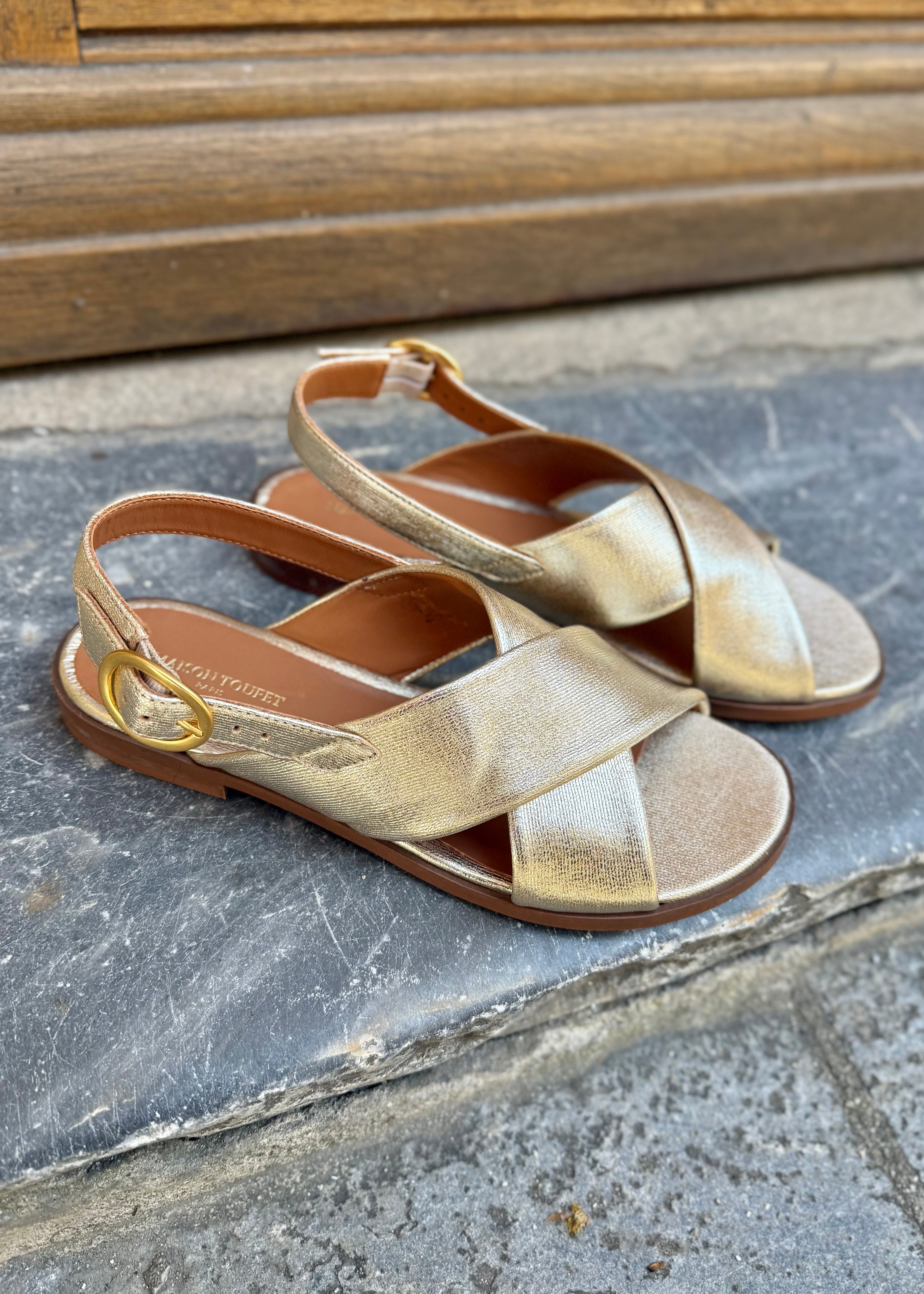 Sandales Maison Toufet Axelle light Gold Maison Toufet