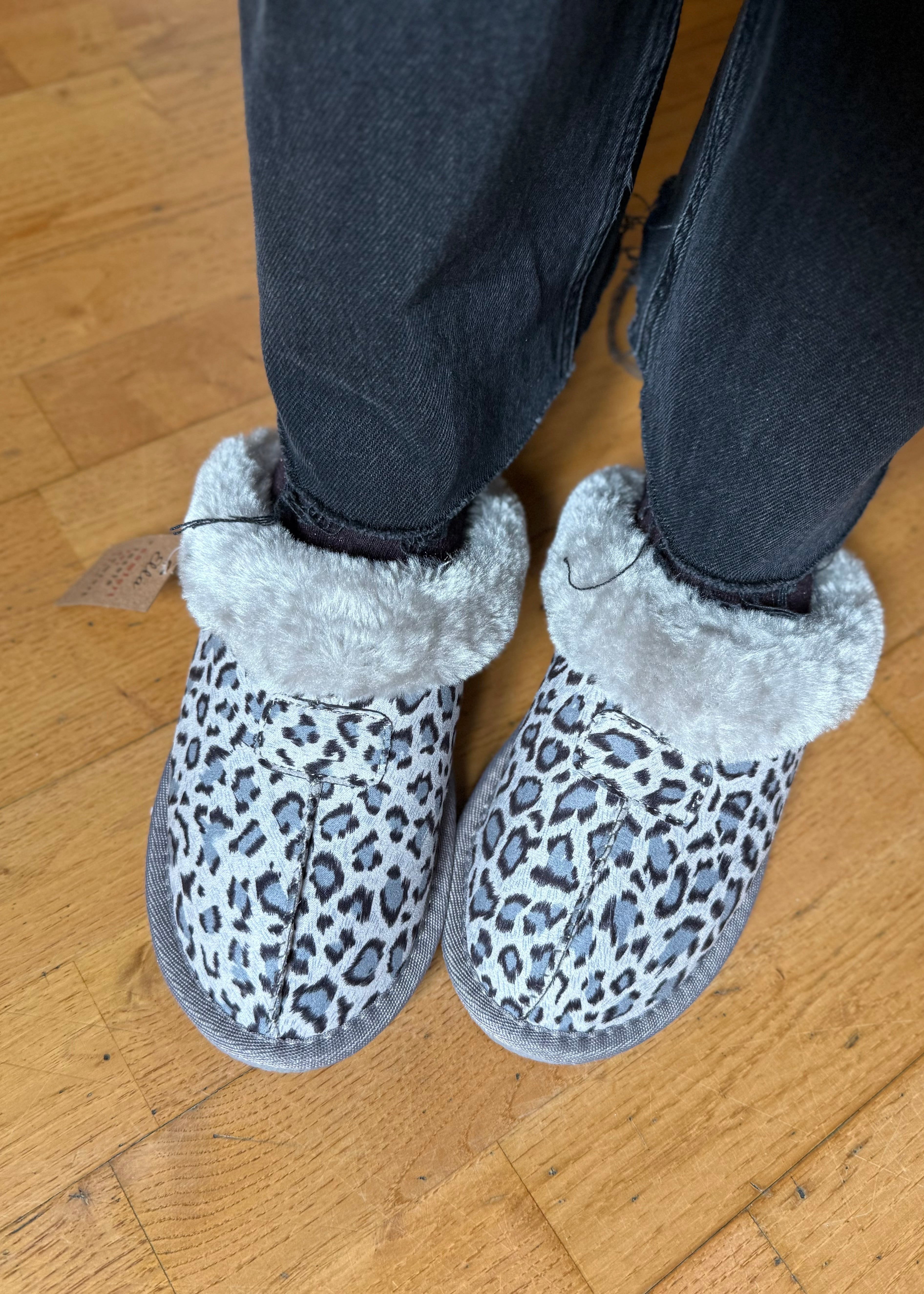 Slippers Homewear Grey/Fur Gray