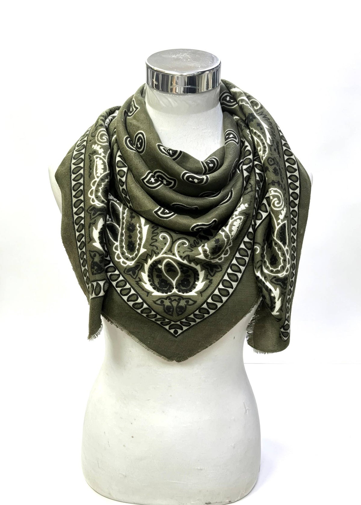 Foulard maxi carré K27 Paisley