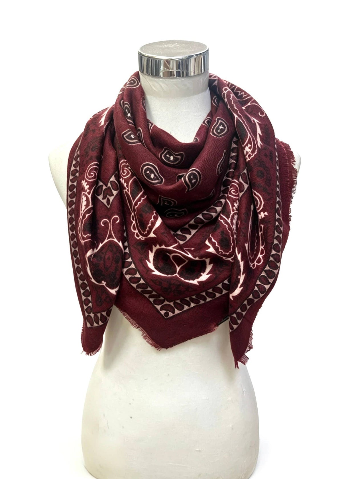 Foulard maxi carré K27 Paisley