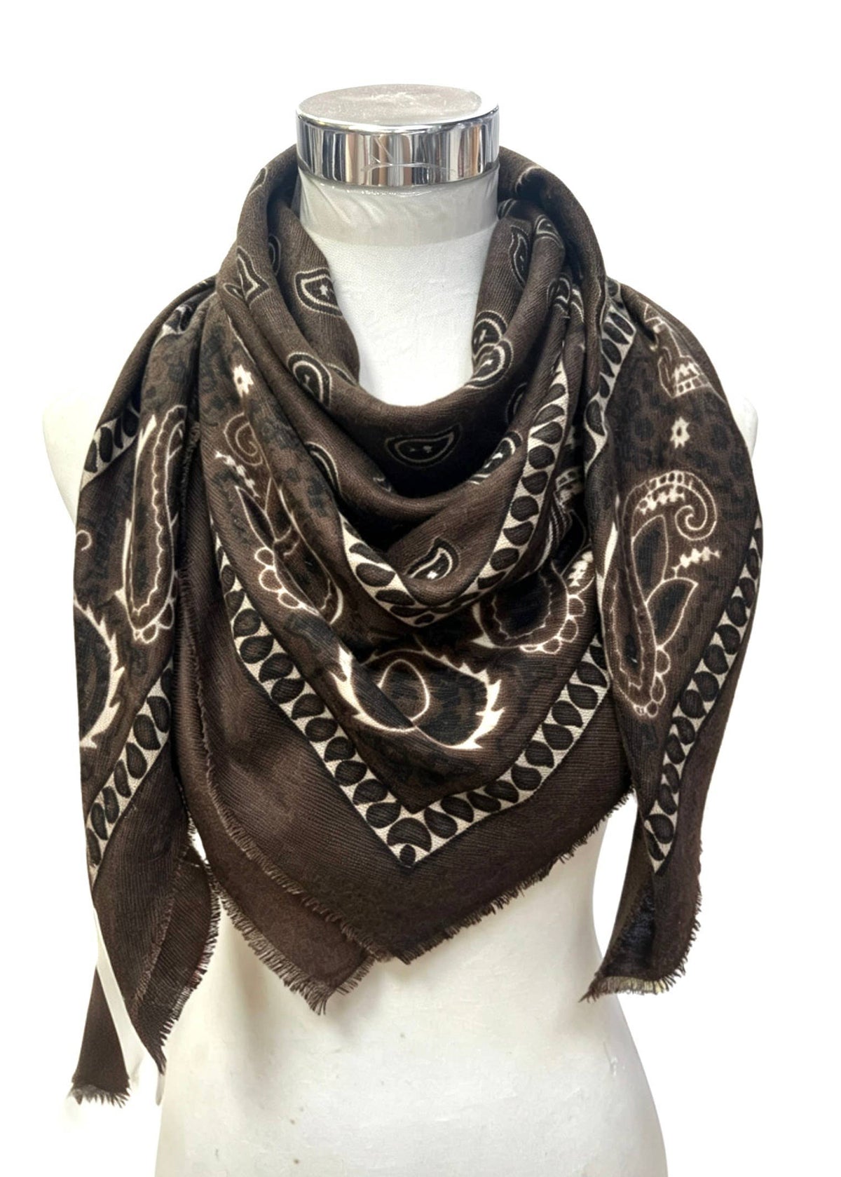 Foulard maxi carré K27 Paisley