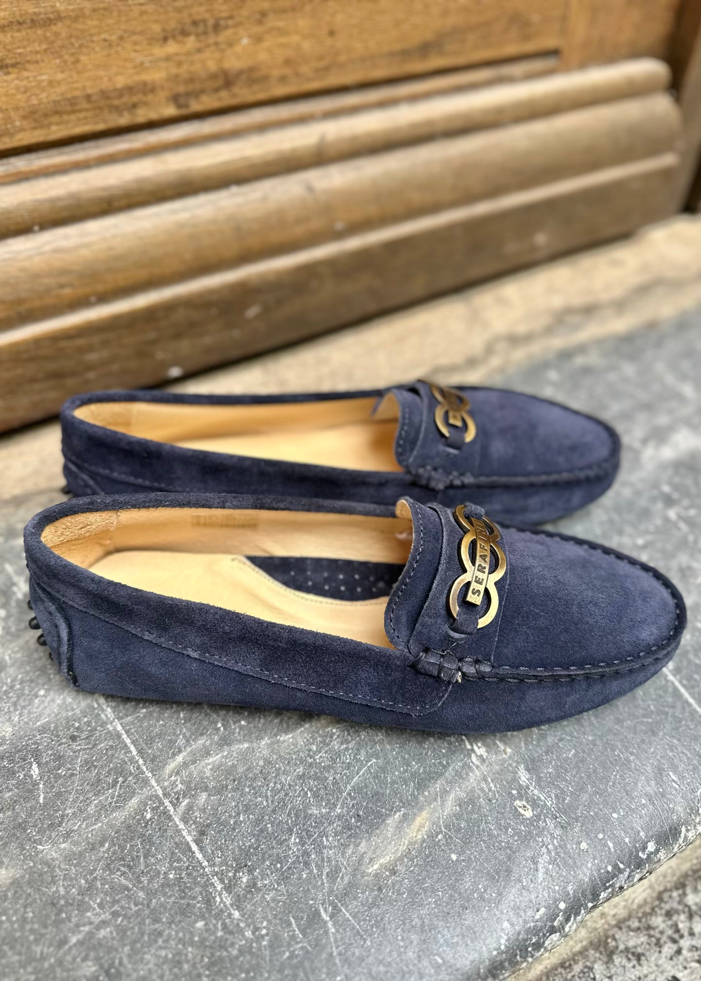 Mocassins Serafini Stéphanie 11 Navy