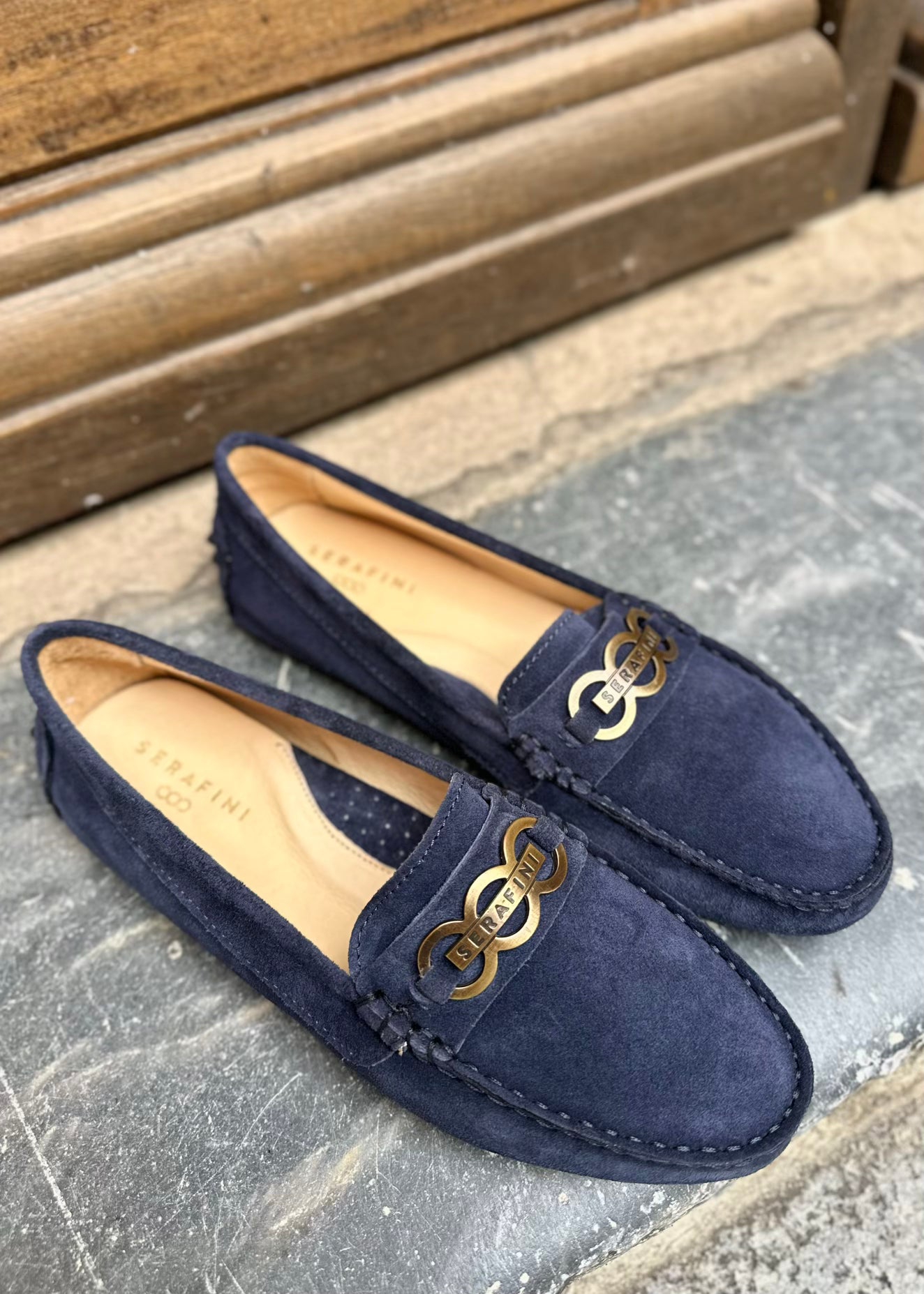 Mocassins Serafini Stéphanie 11 Navy