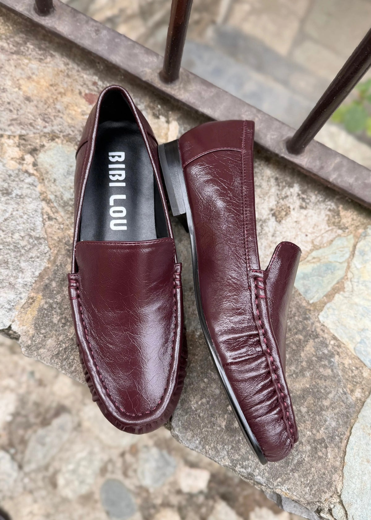 Mocassins Bibi Lou Lysa bordeaux Bibi Lou