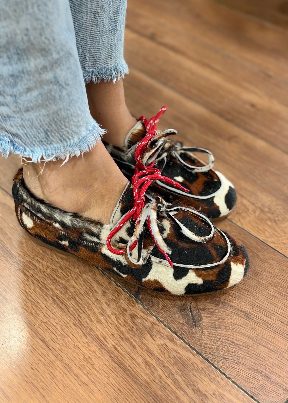 Mocassins JeanLouc print Vache JeanLouc