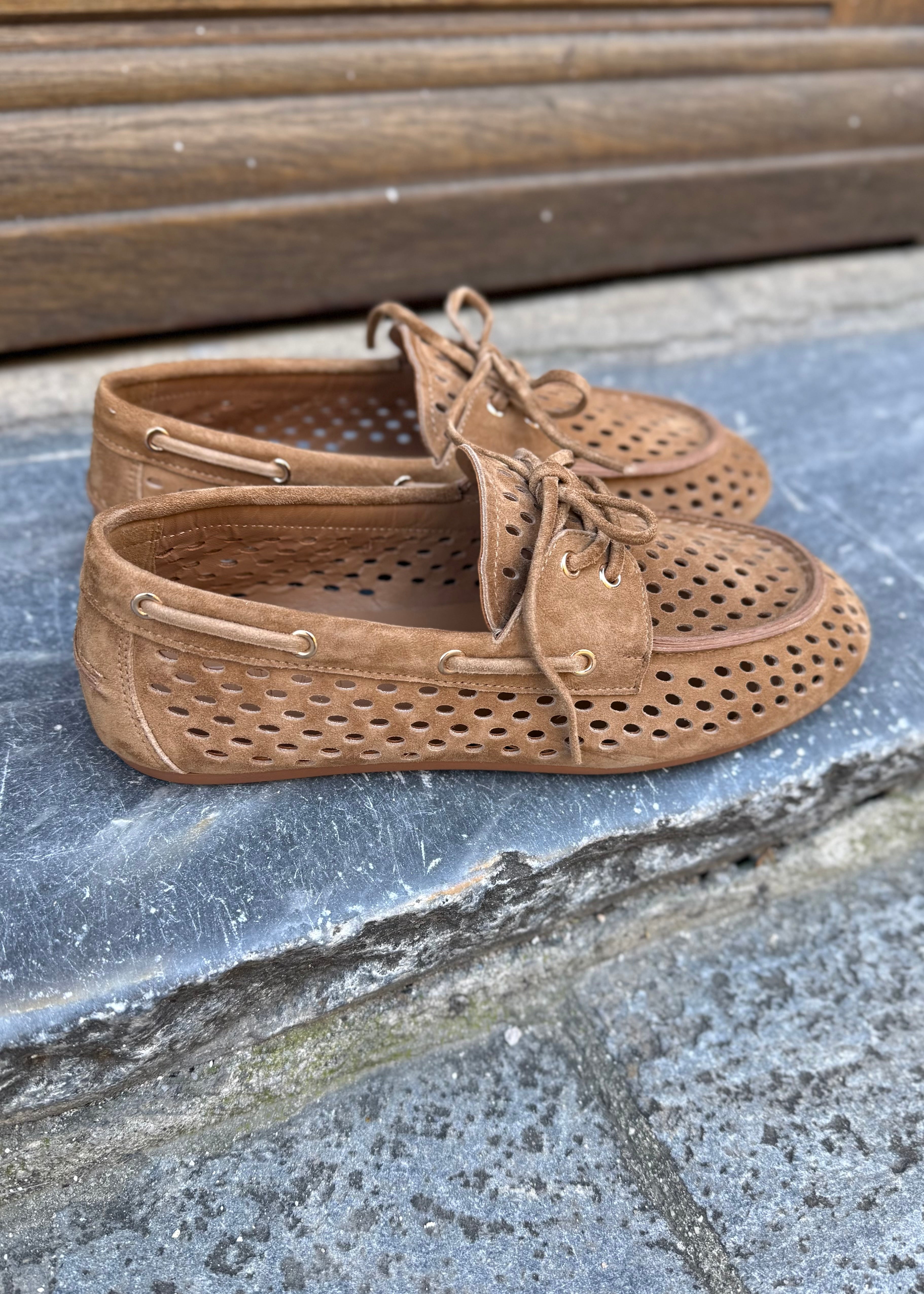 Mocassins Toral Karmel suède camel Toral