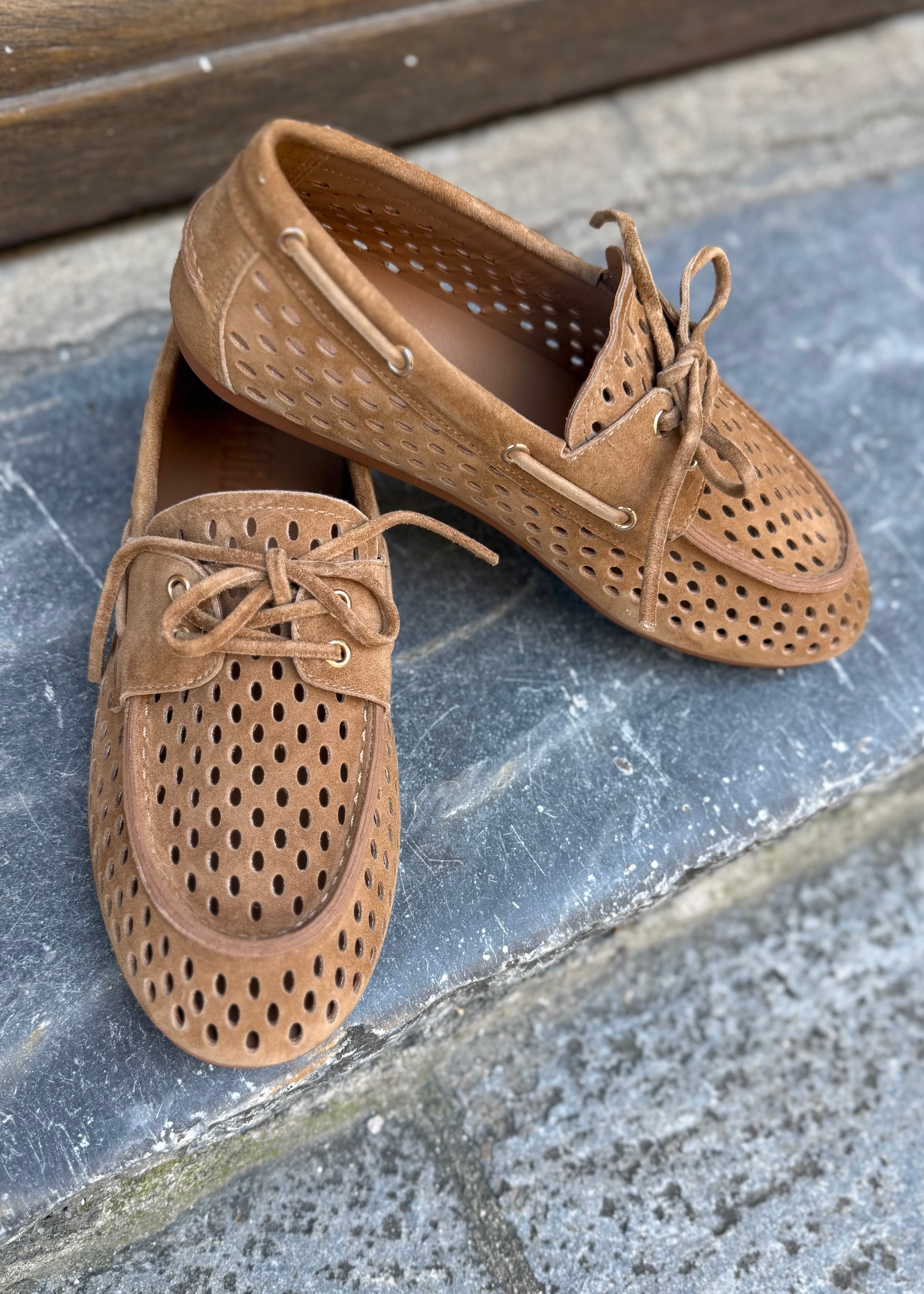 Mocassins Toral Karmel suède camel Toral