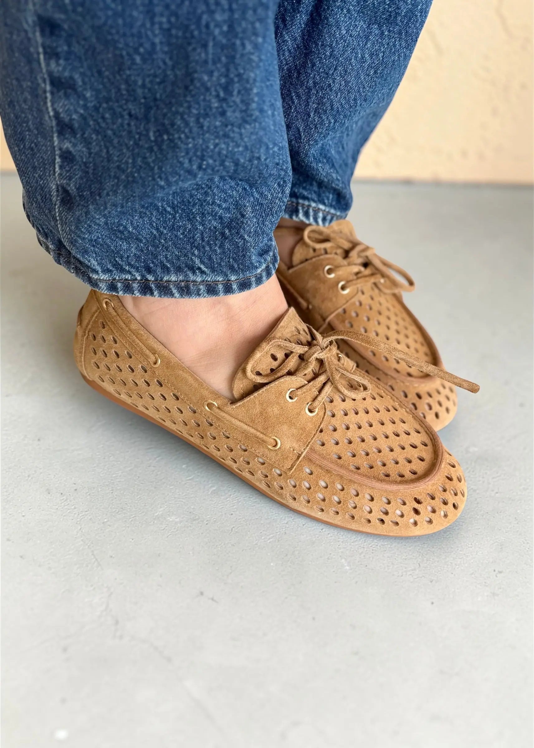 Mocassins Toral Karmel suède camel Toral