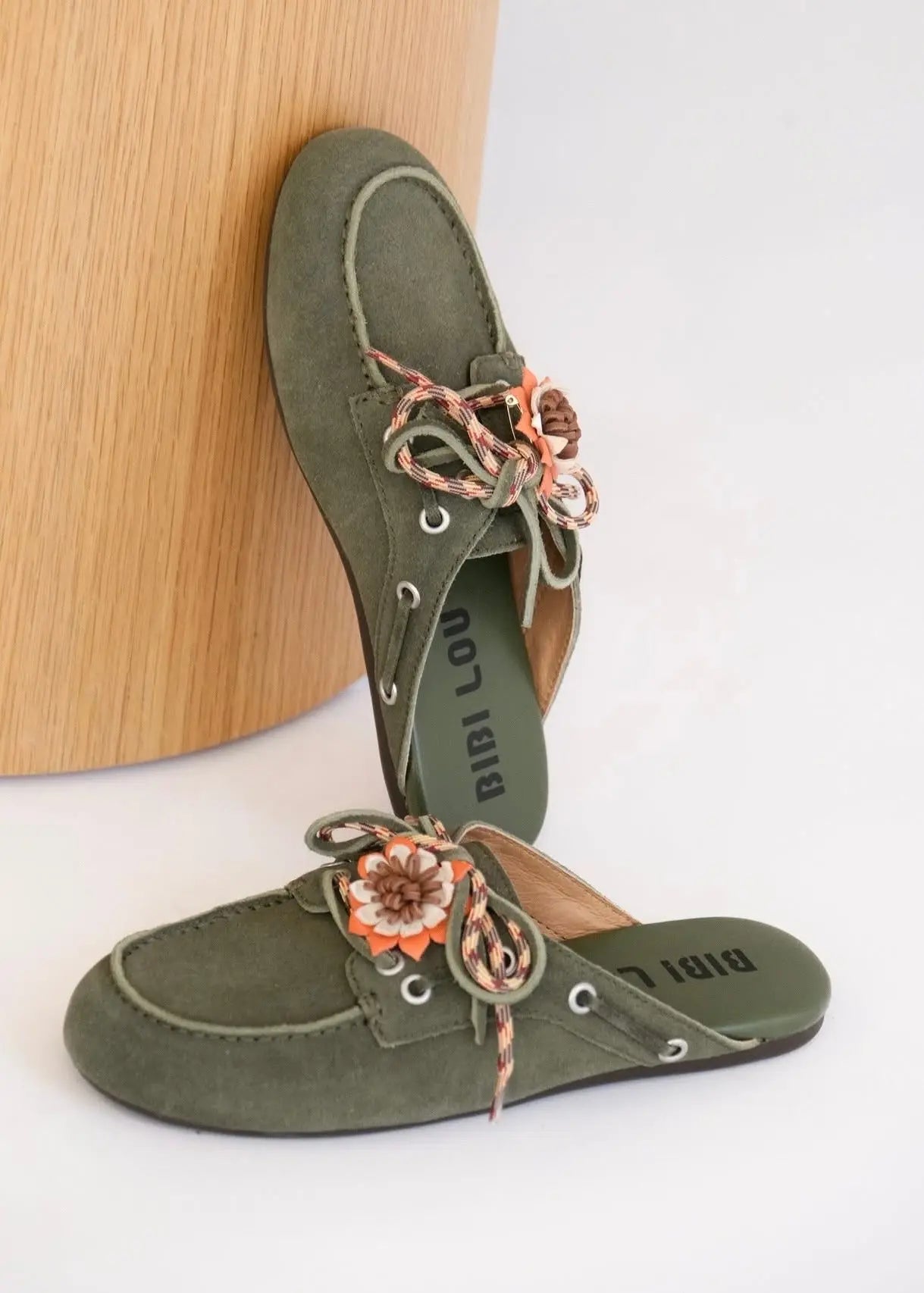 Mules Bibi Lou Tana loafer kaki Bibi Lou