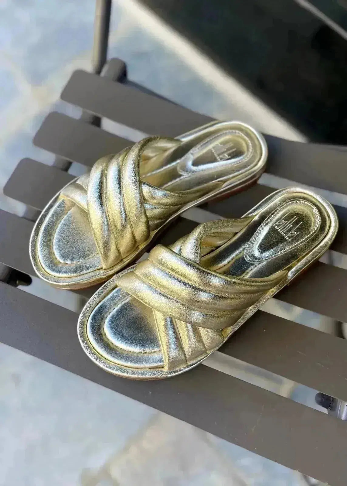 Mules Billi Bi A1730 Gold Nappa Billi bi