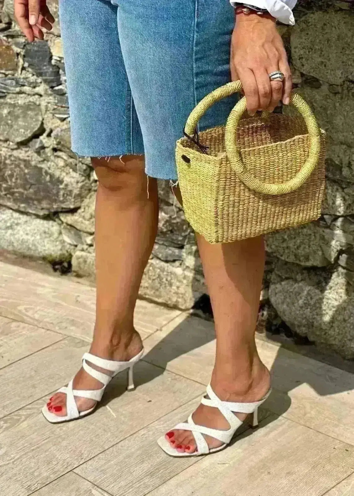 Mules à talons Anna F. 3632 Argento Anna F.