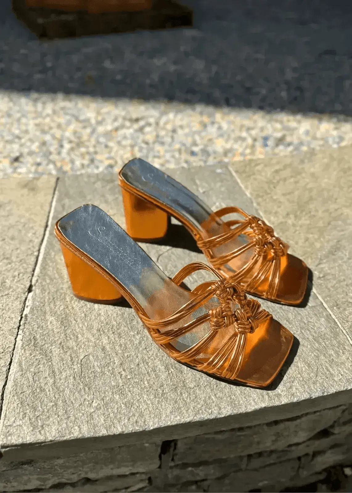 Mules à talons Semerdjian Savona Arancio Semerdjian