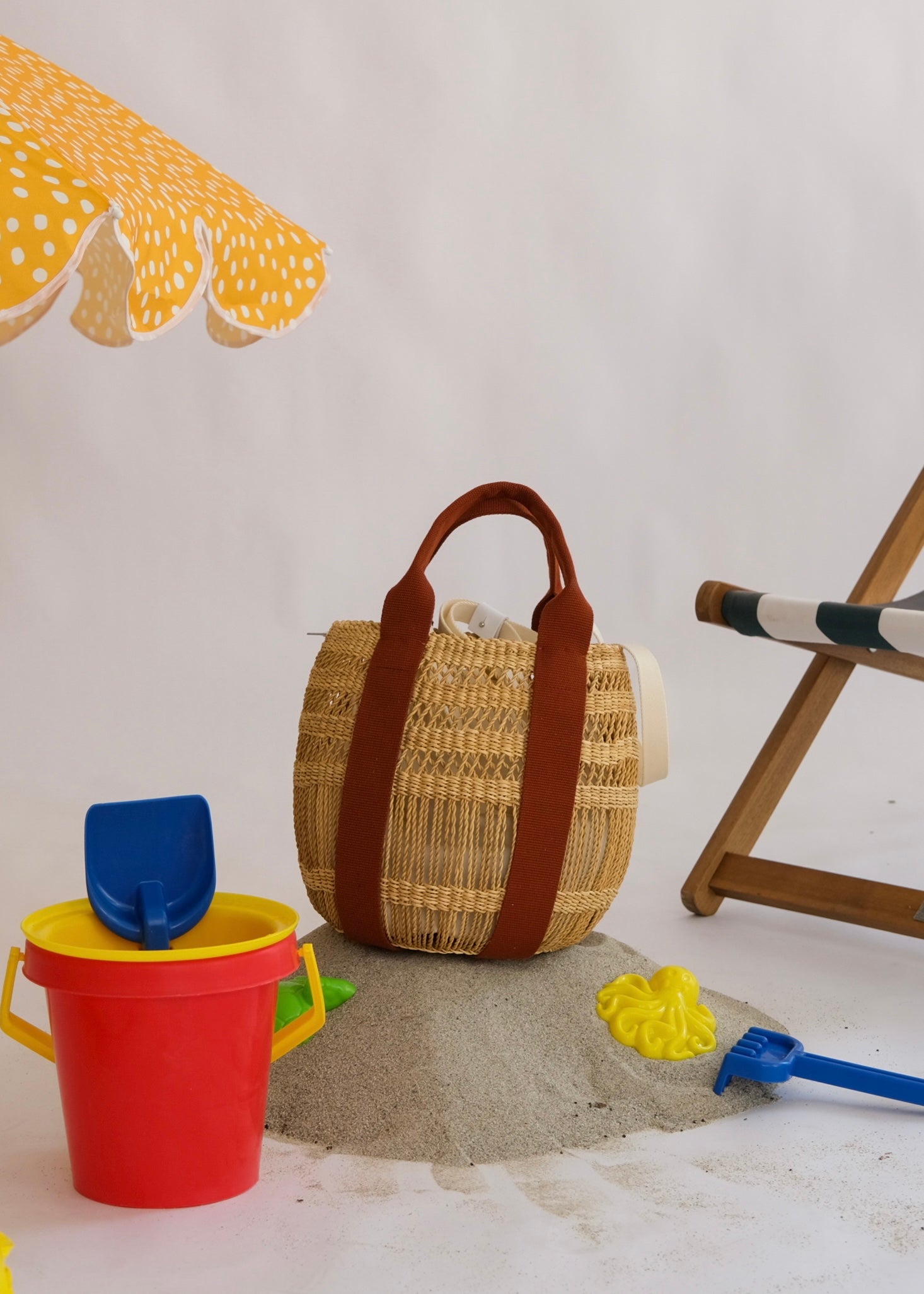 Panier Muuñ Mixy - Natural - Terracotta Handles Muuñ