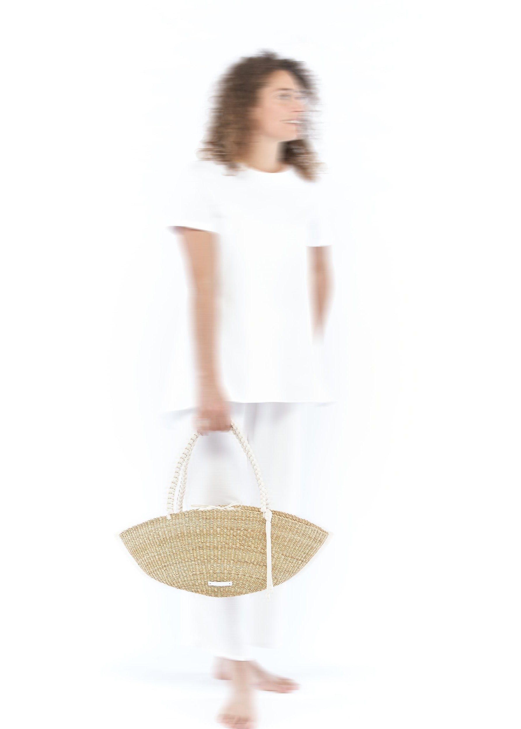 Panier Muuñ Shell - beige coton handles Muun