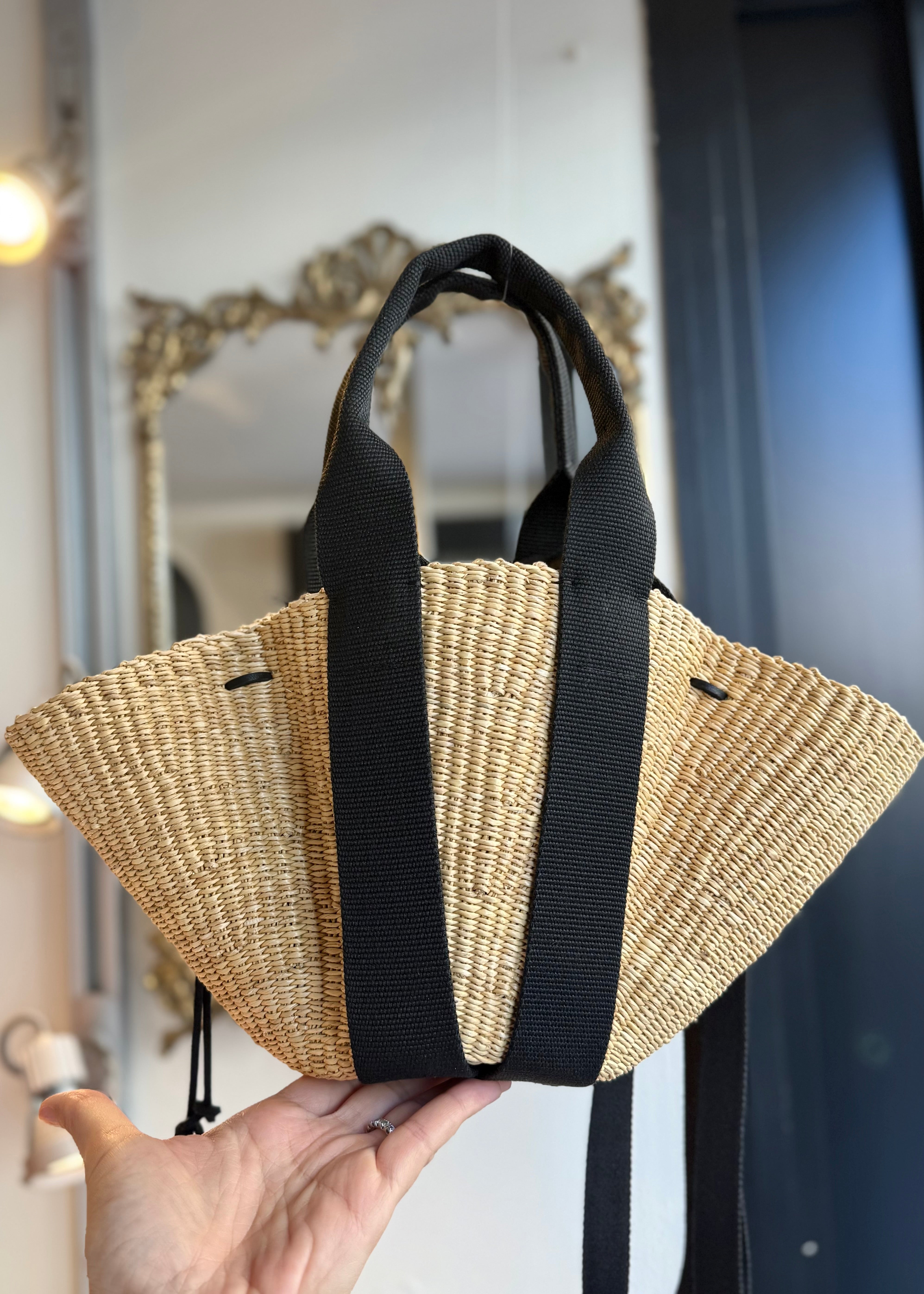 Panier Muuñ mini So - Natural - Black Handles Muuñ