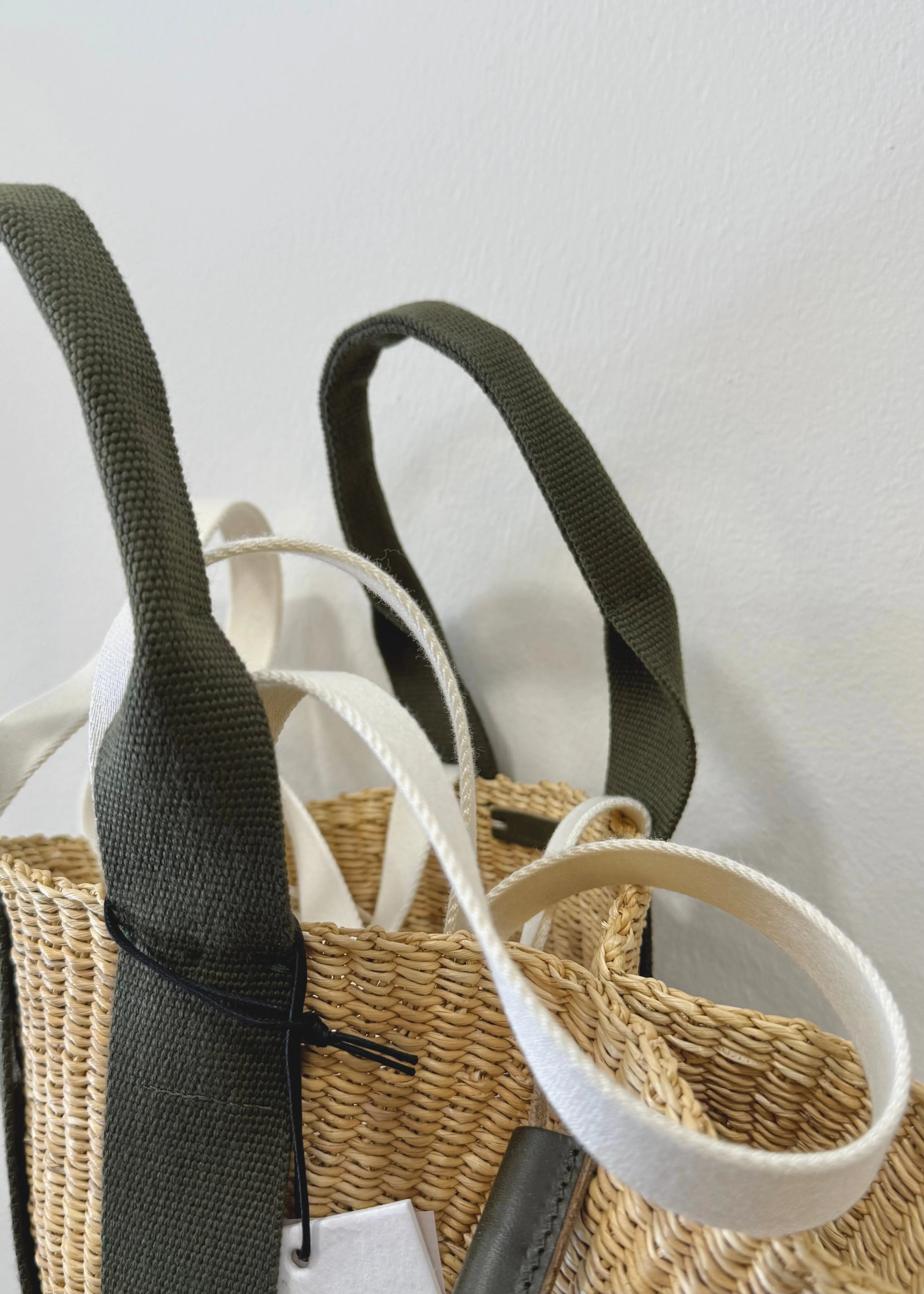 Panier Muuñ mini So - Natural - Kaki Handles Muuñ