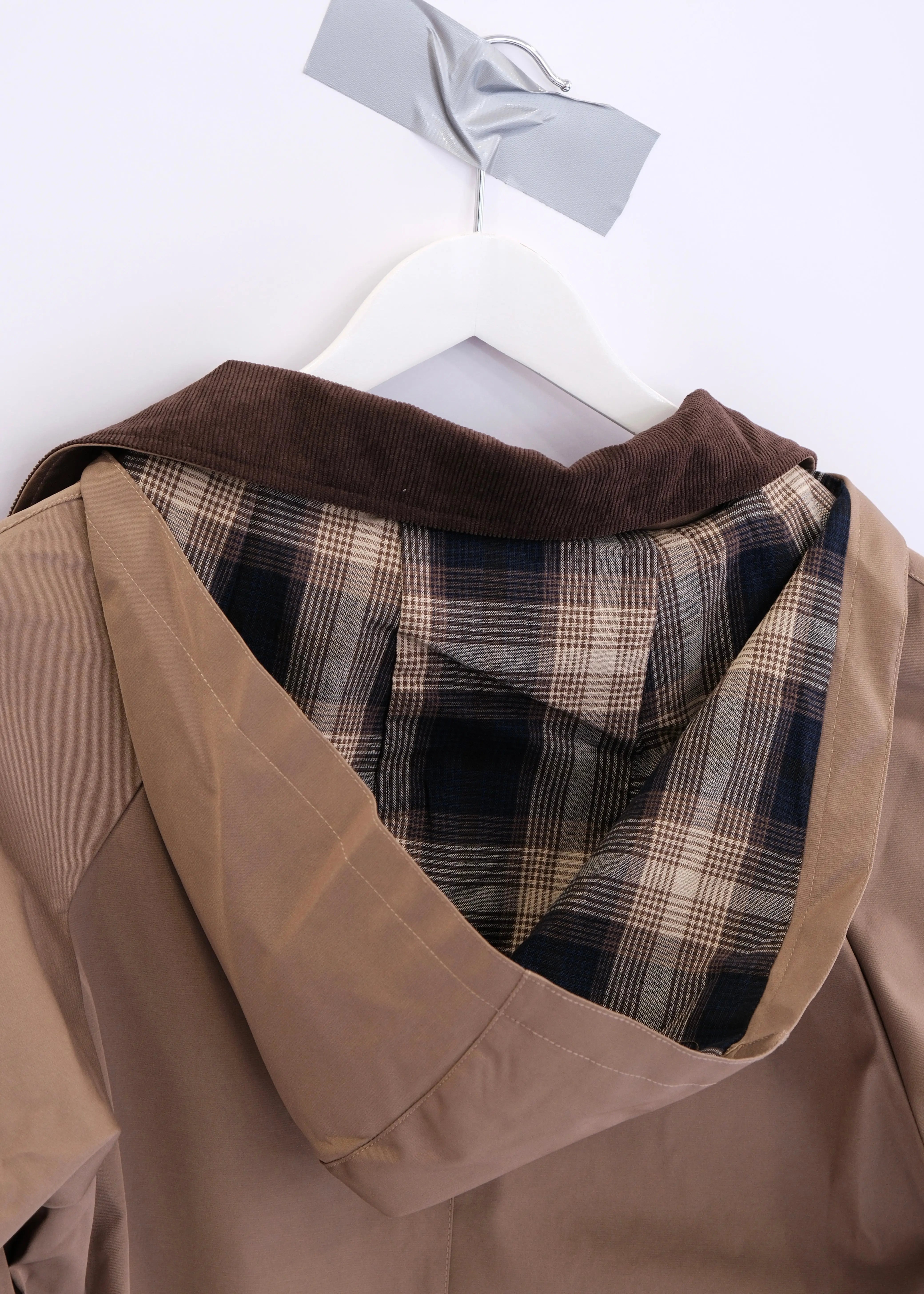 Parka oversized LOLA camel L'adresse Corte