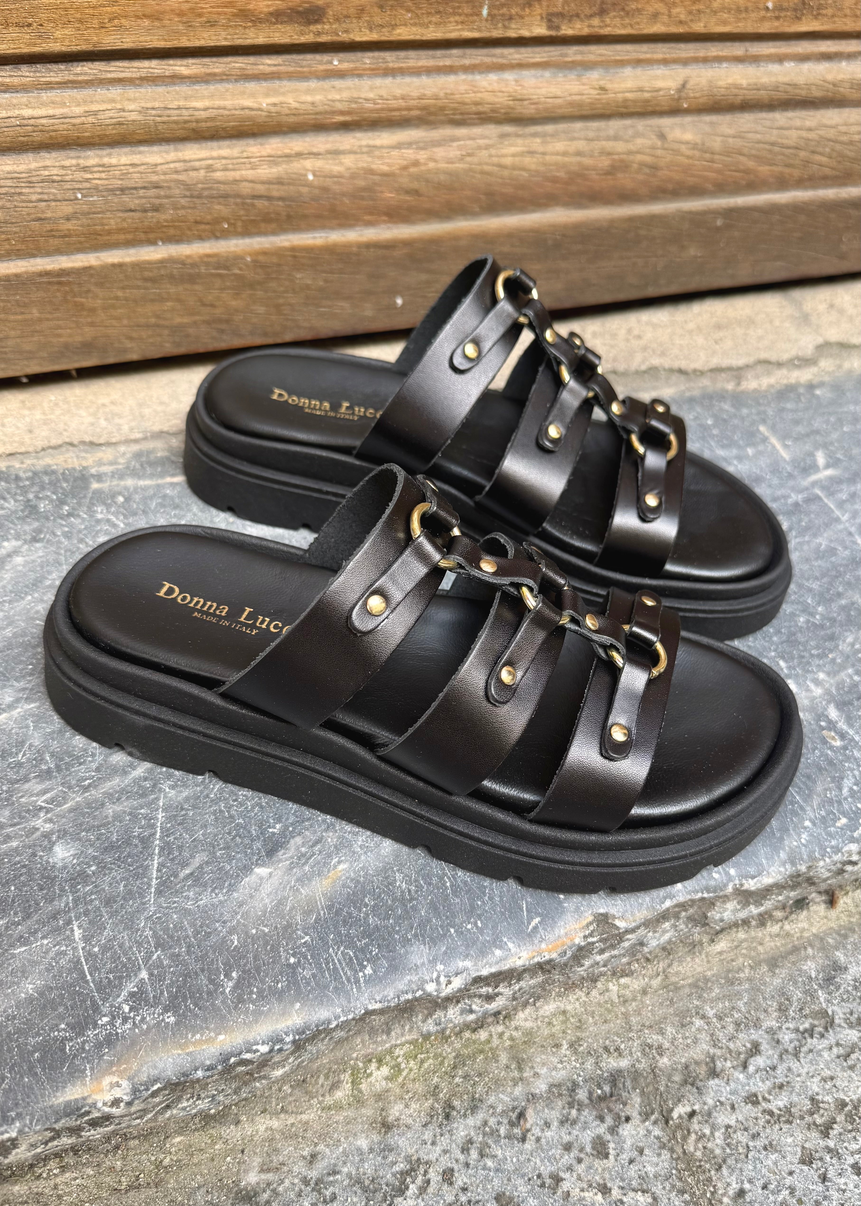 Sandales Donna Lucca 1766 Noir Donna Lucca