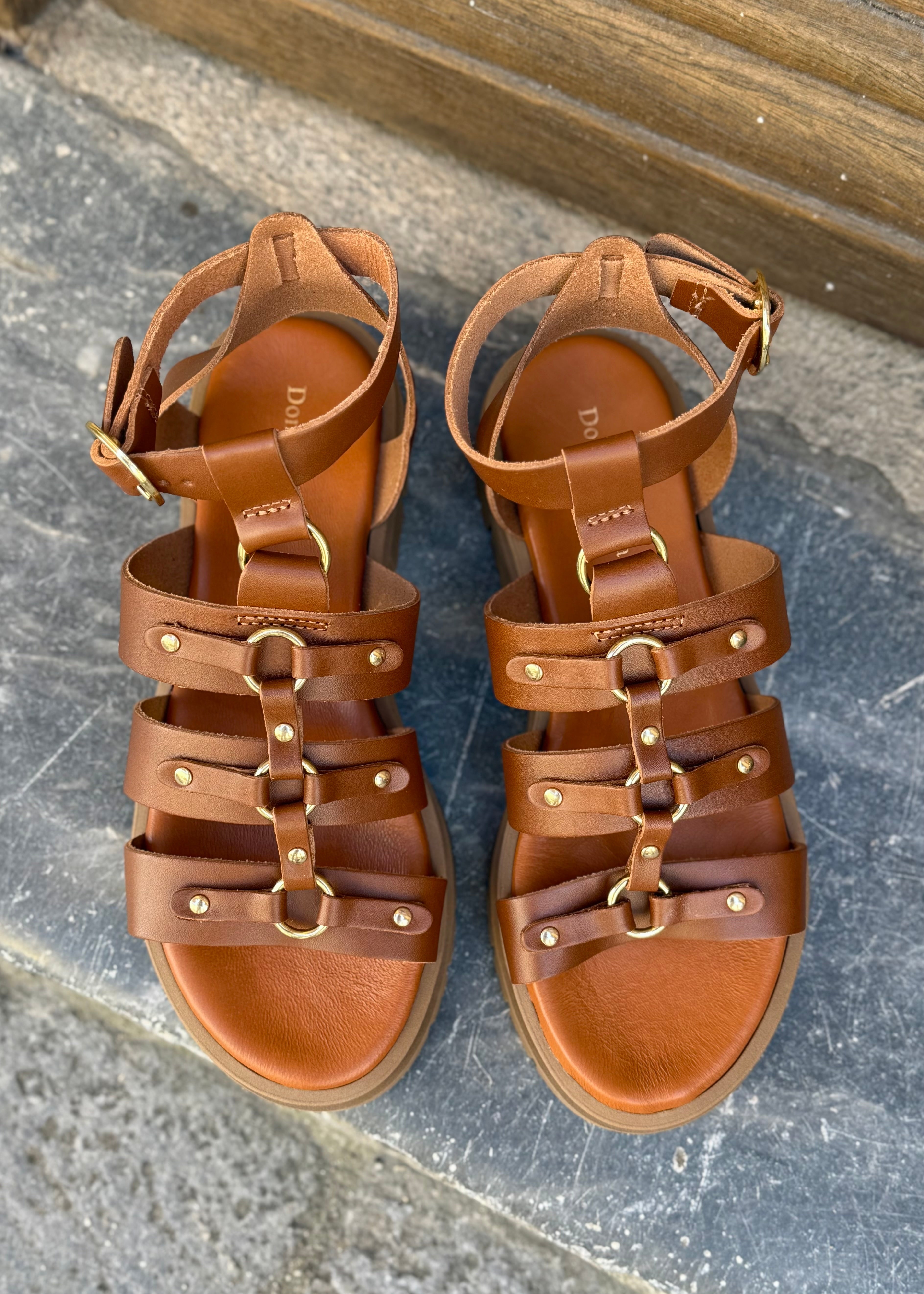 Sandales Donna Lucca 1769 Cognac Donna Lucca