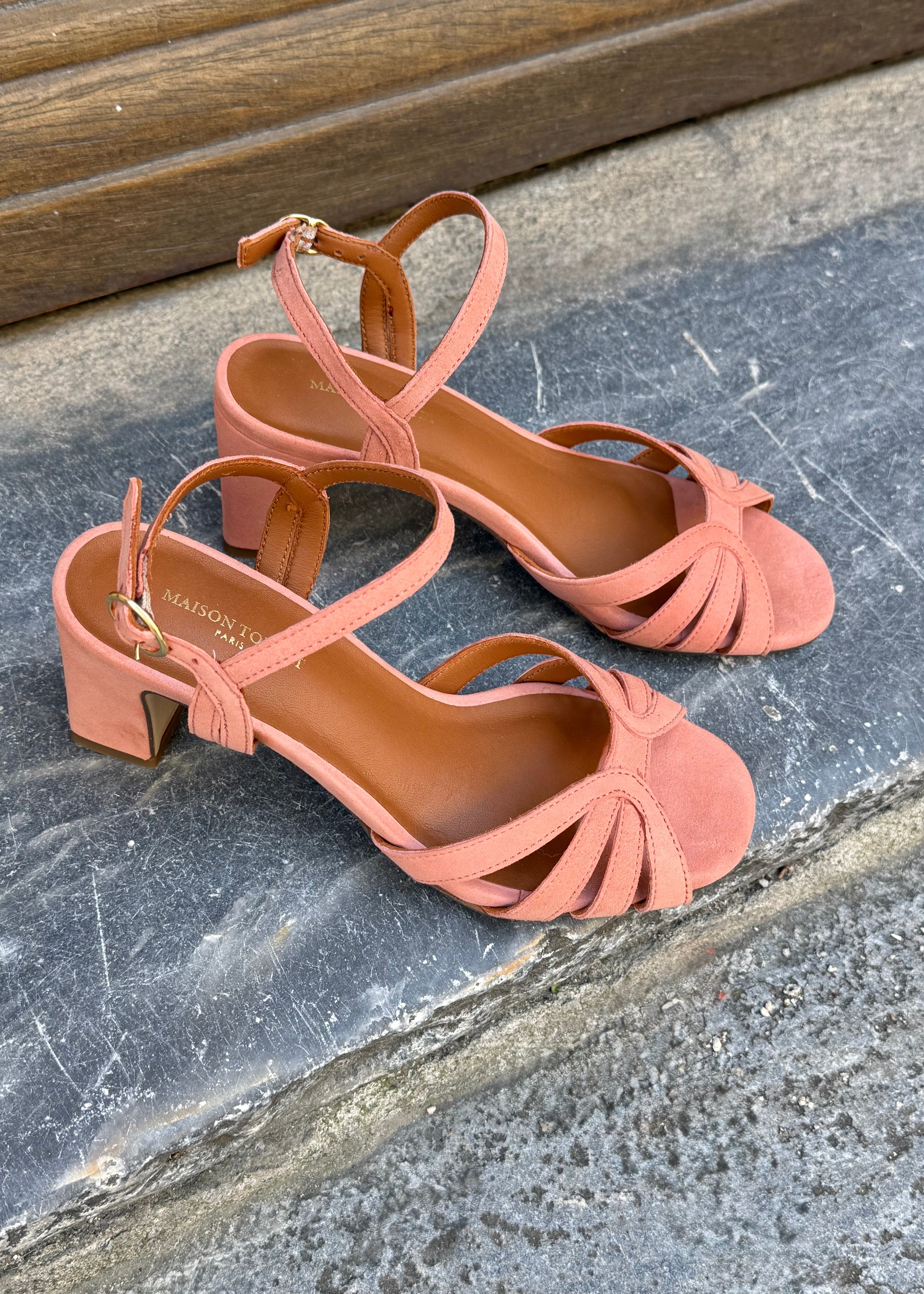 Sandales Maison Toufet Viviane Rose Maison Toufet