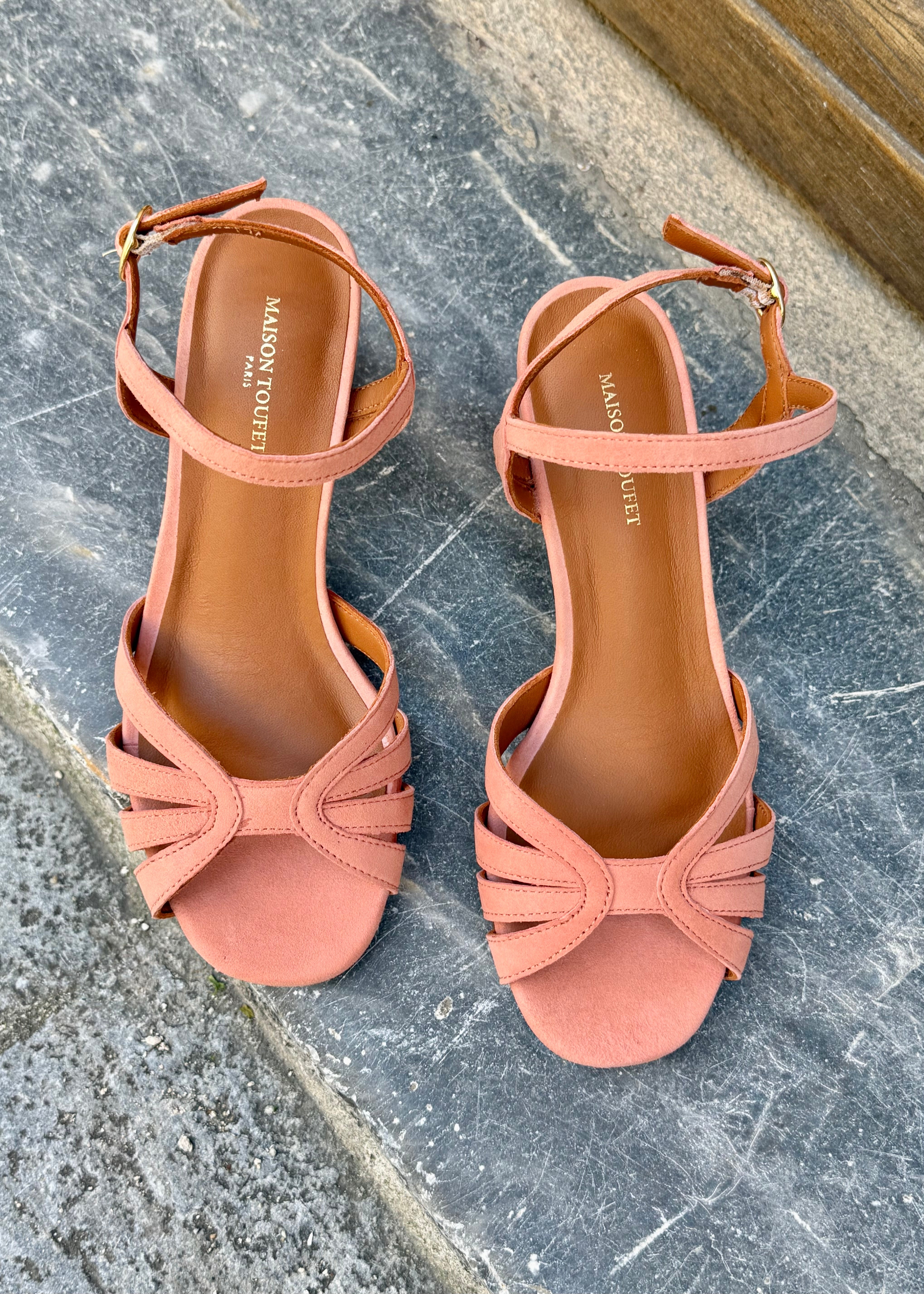Sandales Maison Toufet Viviane Rose Maison Toufet