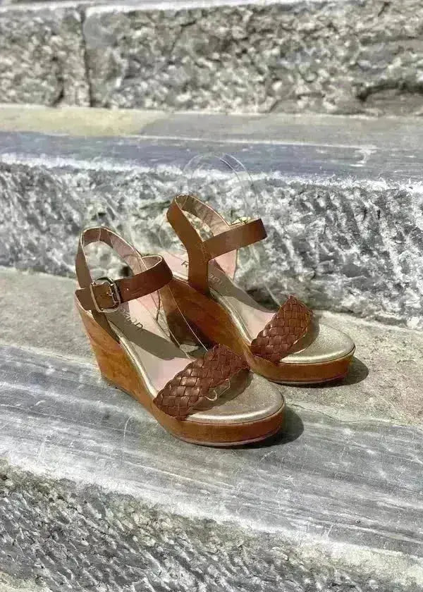 Sandales compensées Romanne 1423 Cuero Romanne