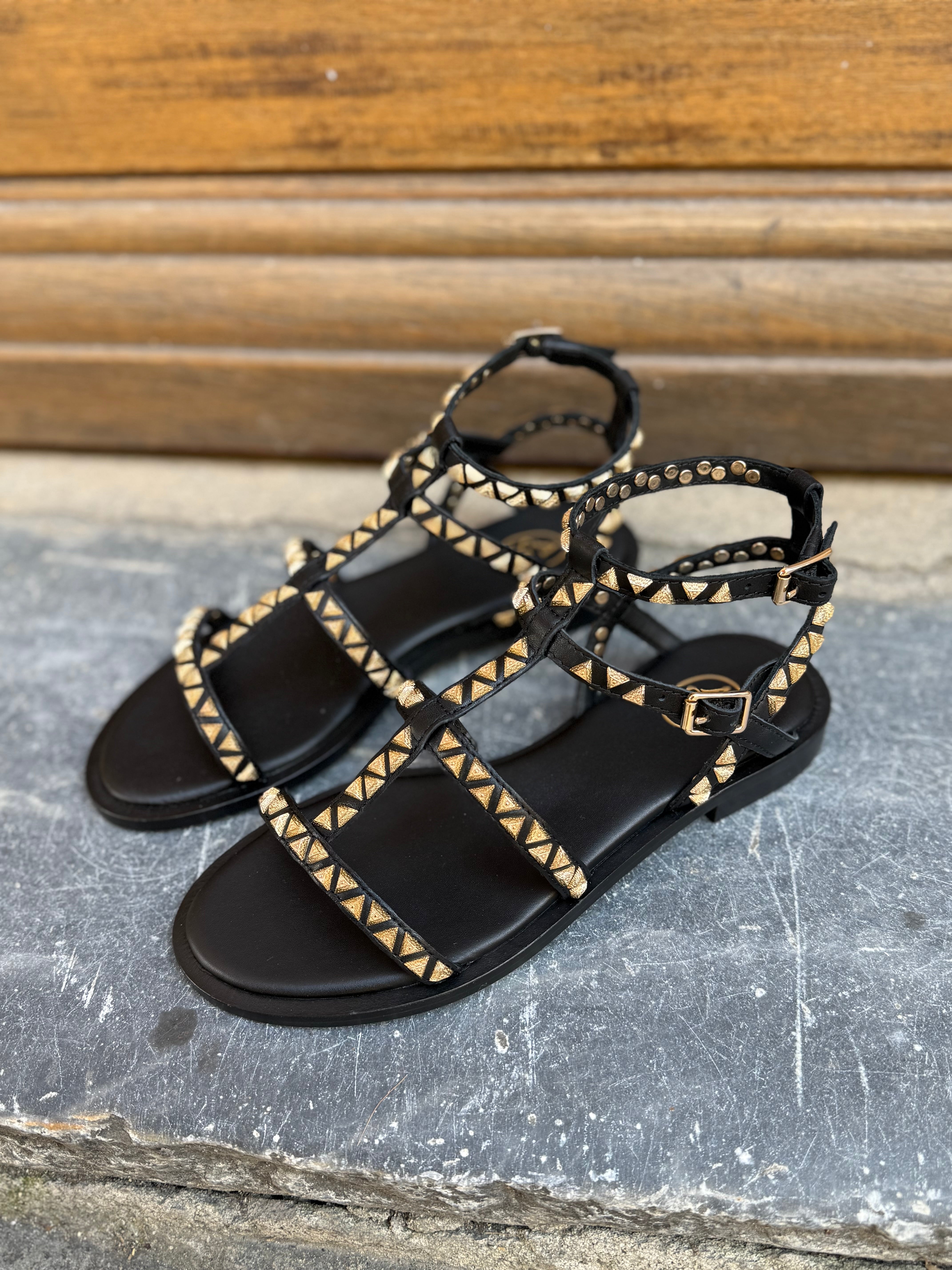 Sandales Ash Pandora Black/Gold
