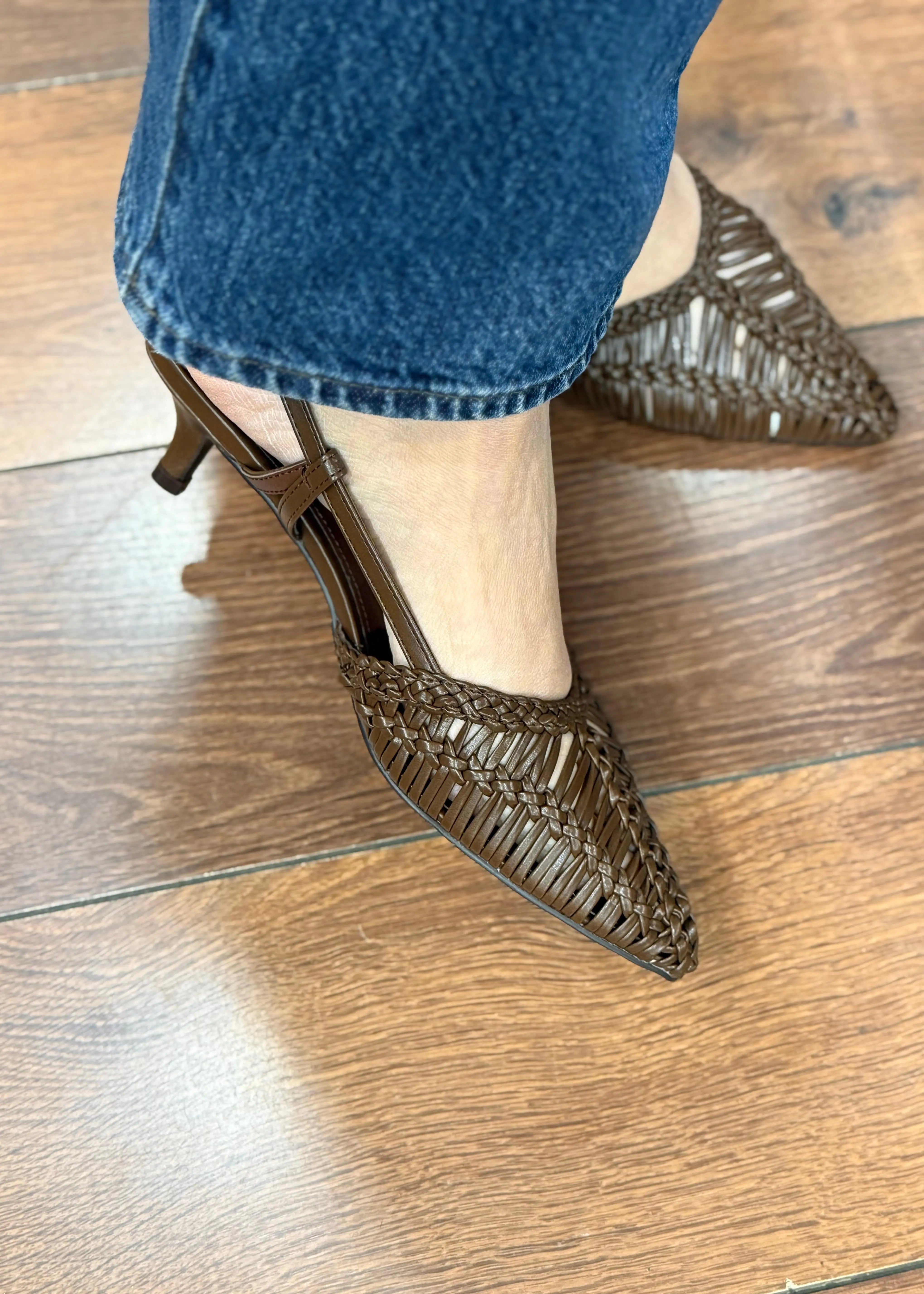 Slingback à talons Toral Kathryn Marron Toral shoes