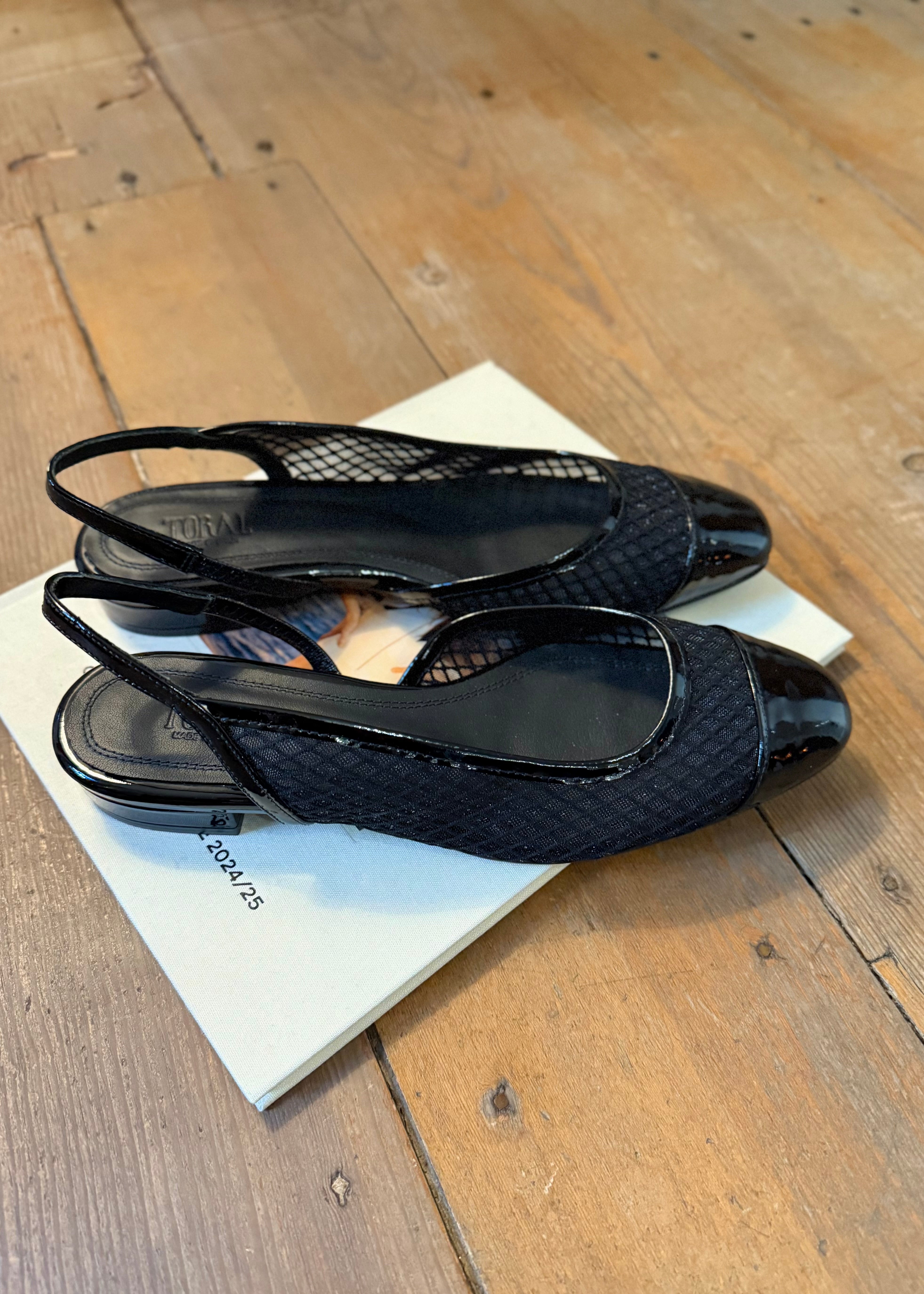 Sandales Slingback Toral Luisa Summer Nero