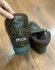 Boots Mou Eskimo sneaker Léopard - L'adresse Corte